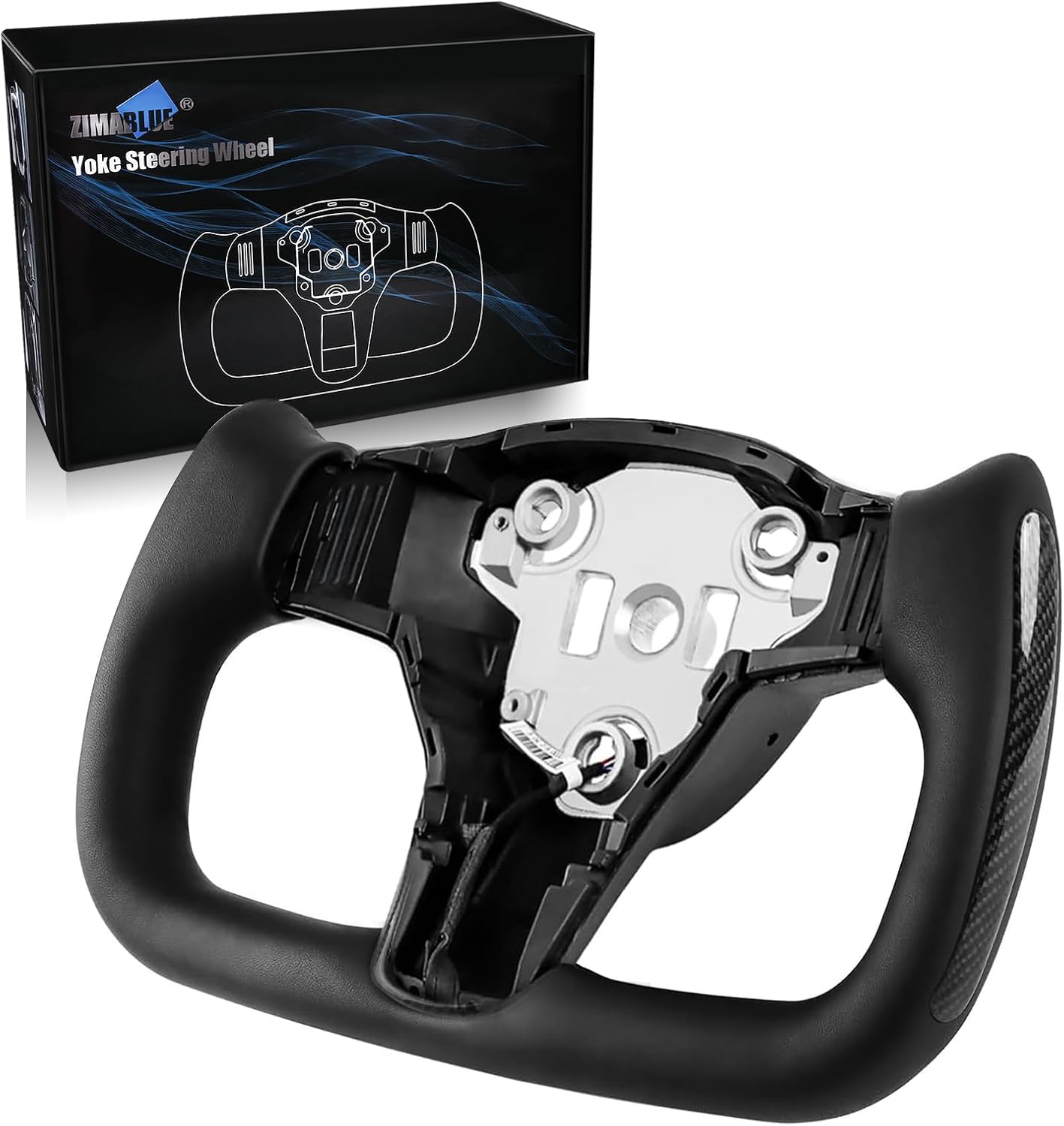 ZIMABLUE Yoke Steering Wheel for Tesla Model 3 and Model Y