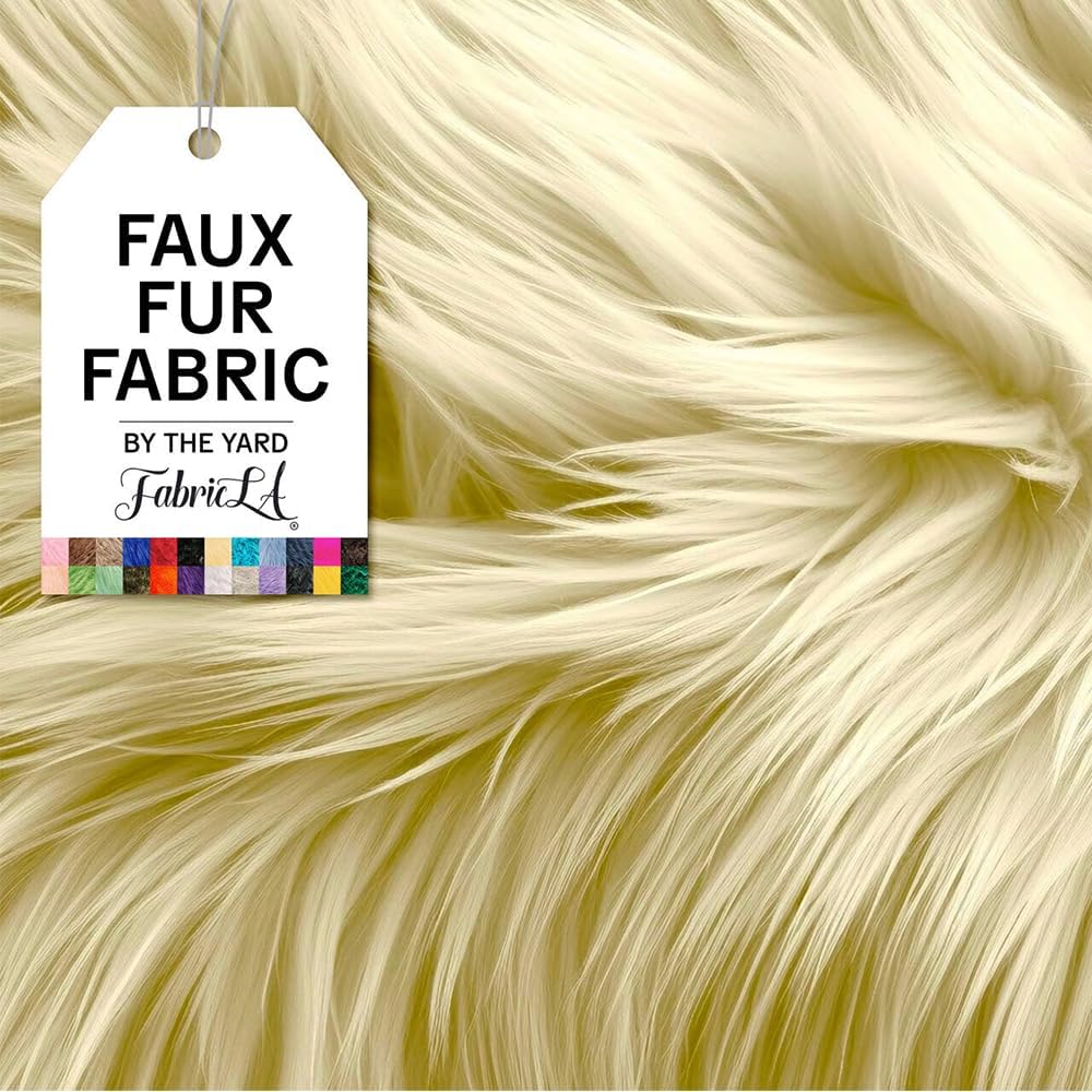 Luxurious Faux Fur Fabric for Crafting and Sewing Projects