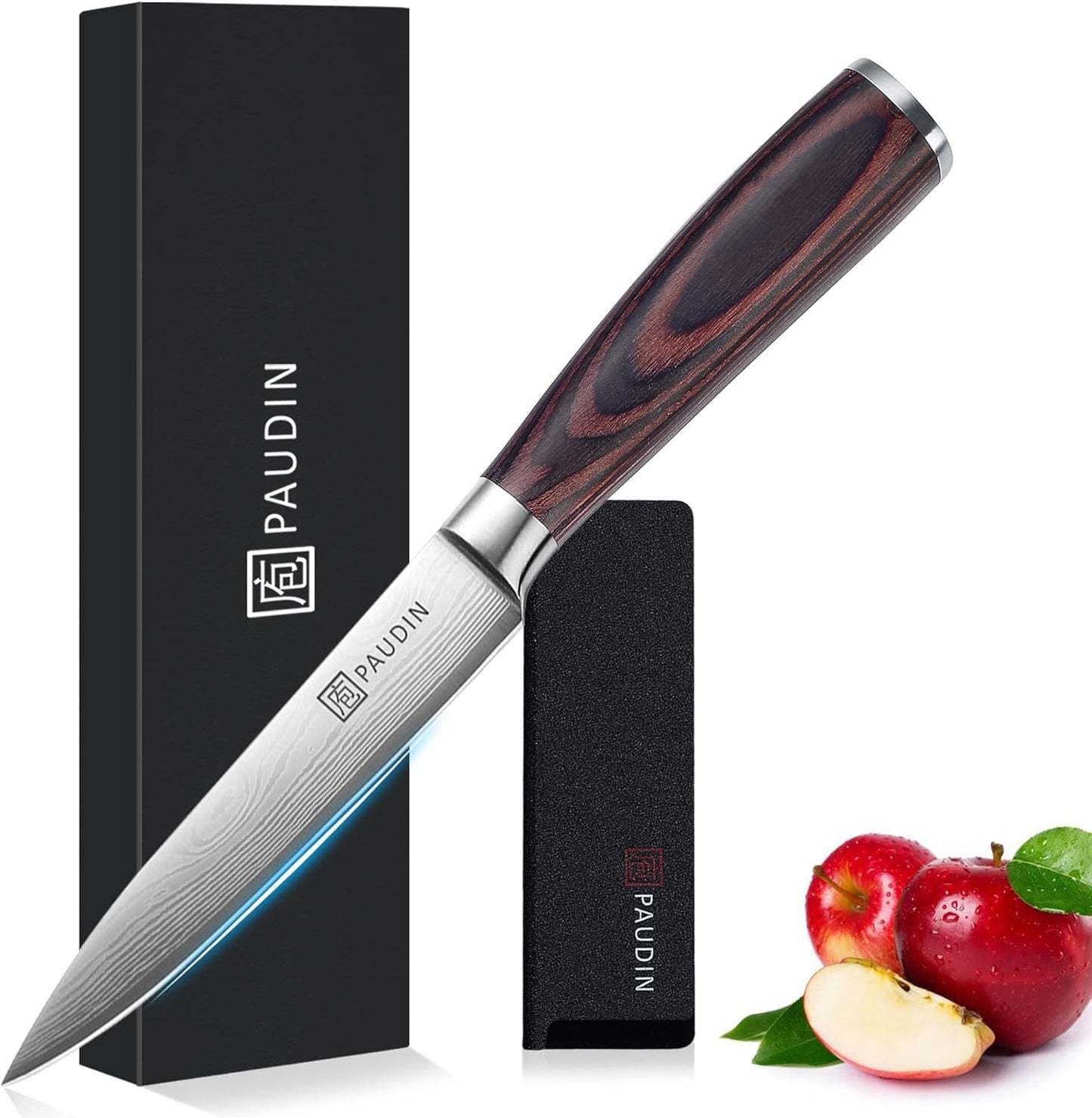 PAUDIN Utility Knife: Ultra Sharp 5 Inch Chef Knife for All Tasks