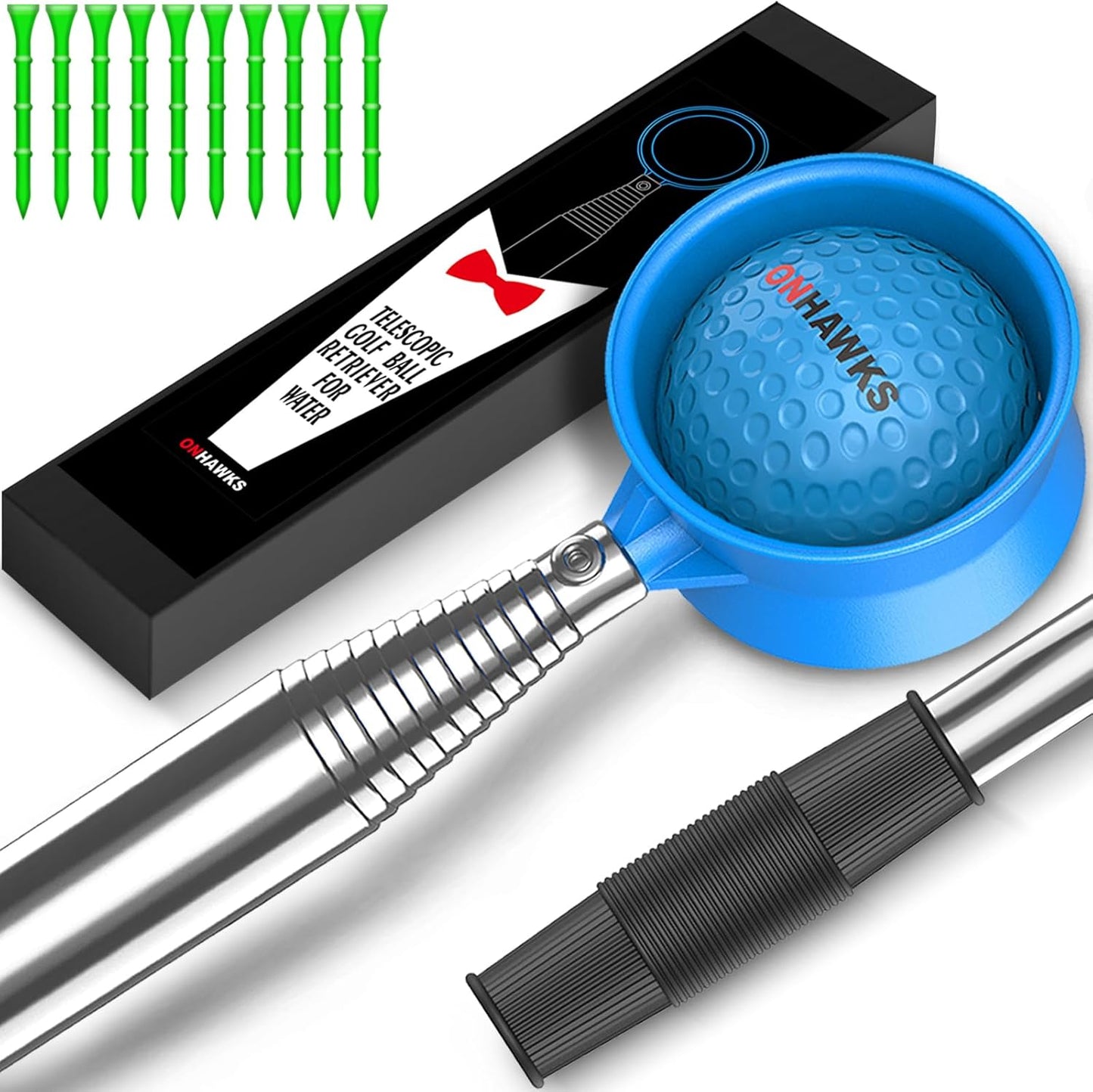 12Ft Golf Ball Retriever - Easy Pick Up!