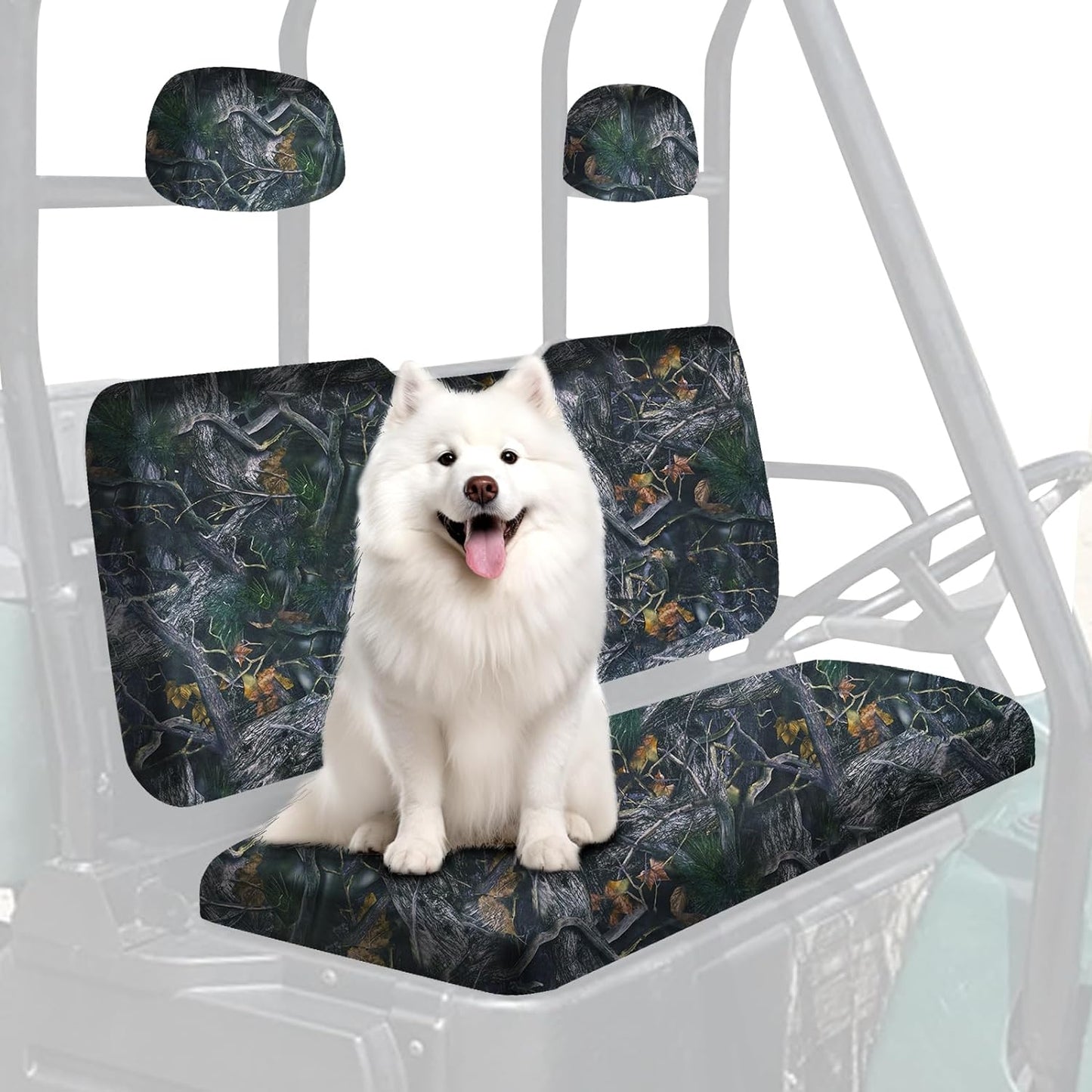 StarknightMT UTV Ranger Seat Covers - Camo Waterproof Protection