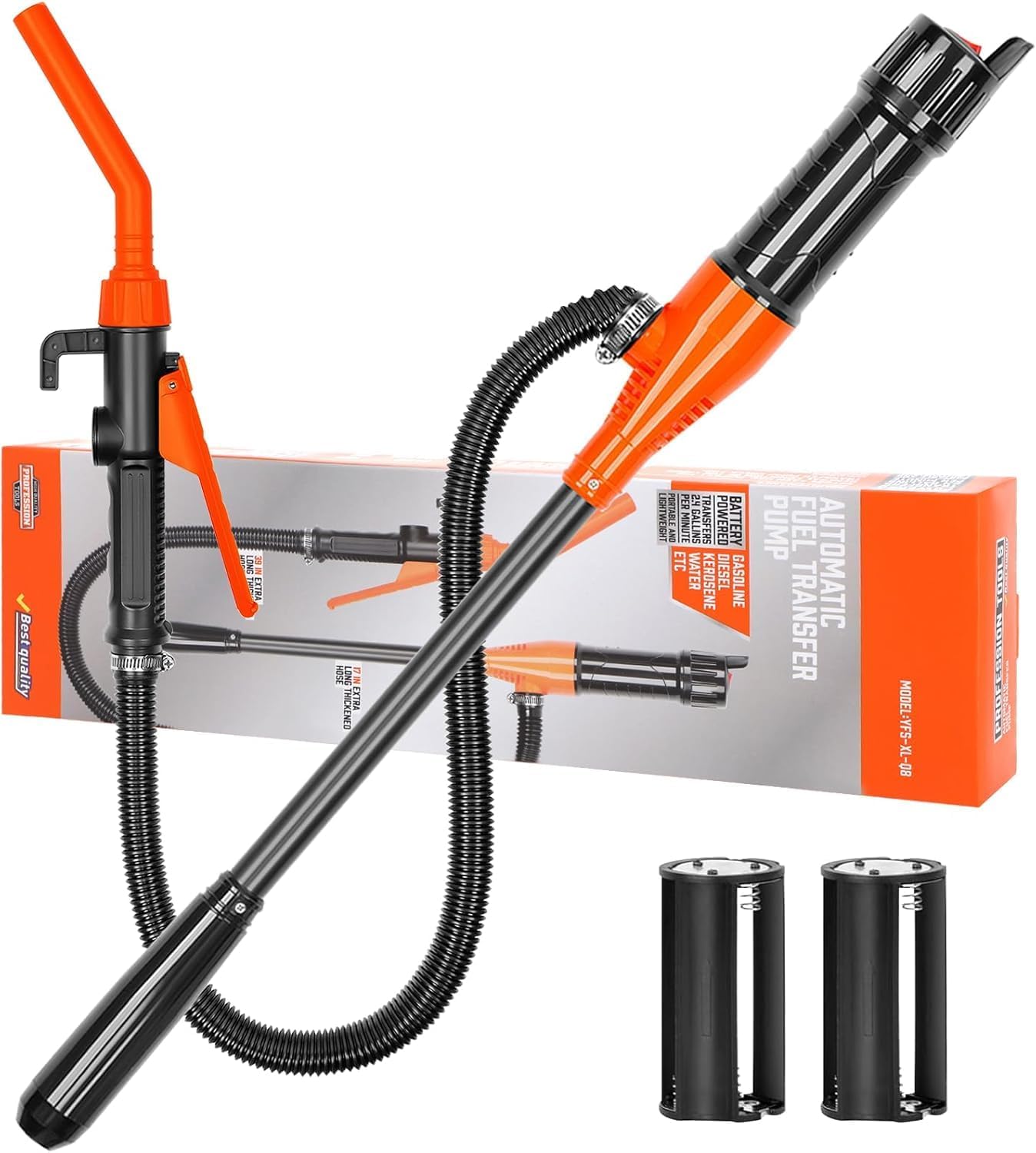 2025 Upgraded Portable Power Pump - Efficient Fuel Transfer