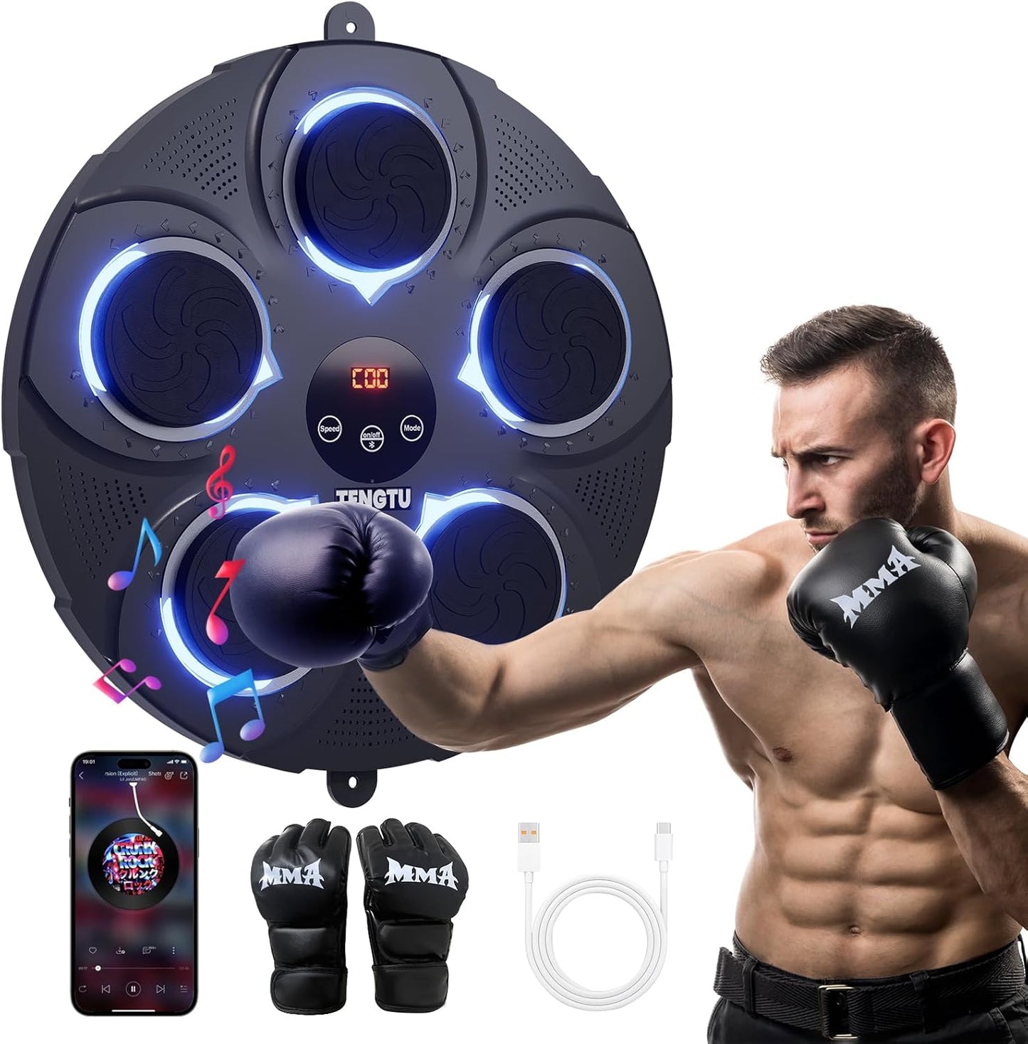 TENGTU Rechargeable Bluetooth Boxing - Ultimate Emotion Venting!