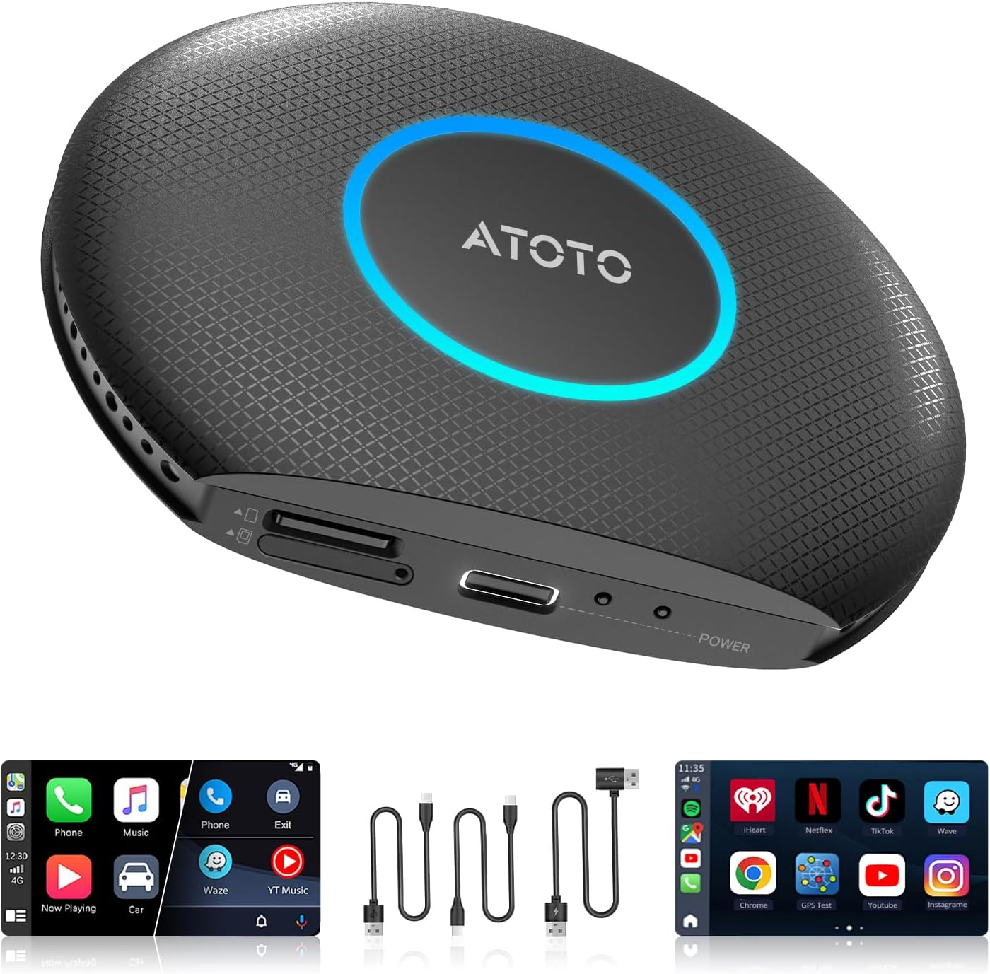 CarWave Ai Box: Wireless CarPlay/Android Auto Adapter