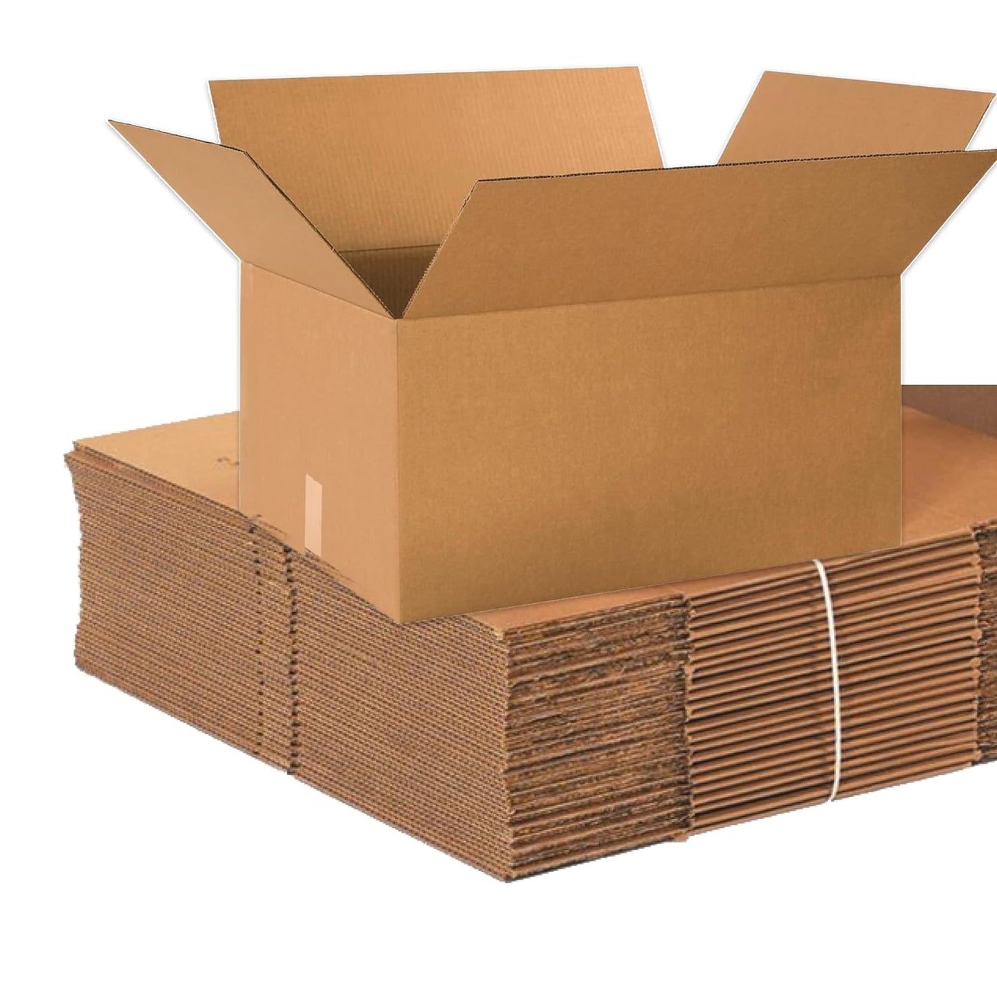 Heavy-Duty 24in x 18in x 12in Cardboard Boxes for Shipping