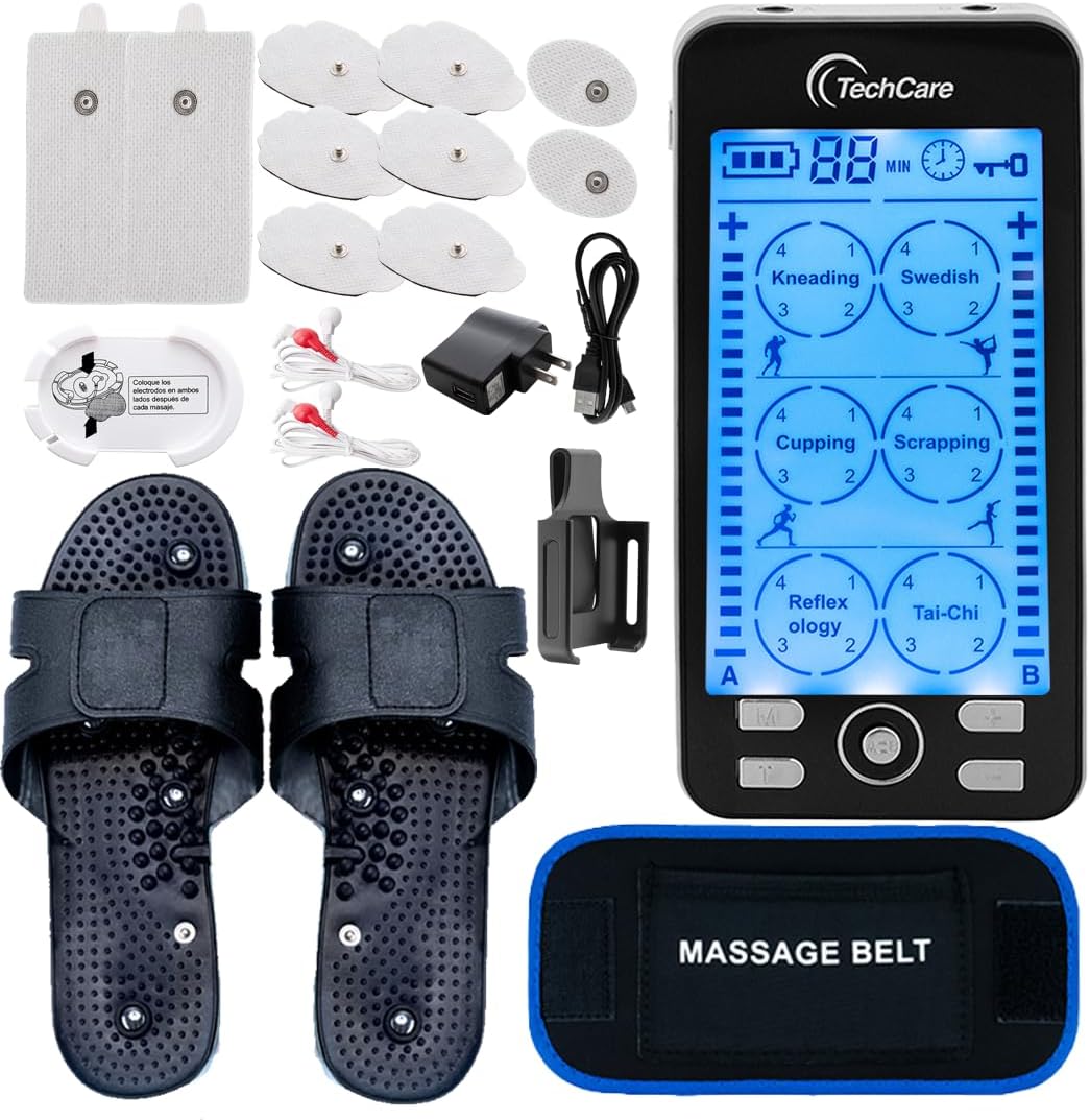 TechCare Plus 24-Mode TENS & EMS Muscle Stimulator for Pain Relief