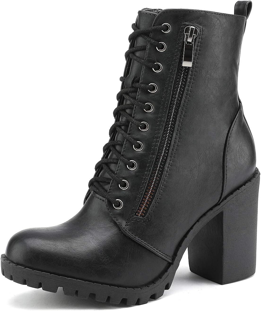 DREAM PAIRS Women's Silverado Mid-Rise Boot for Stylish Comfort