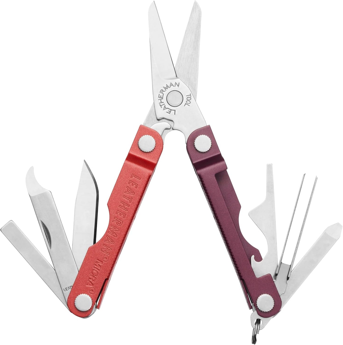 LEATHERMAN Micra Keychain Multi-tool for Everyday Carry Needs
