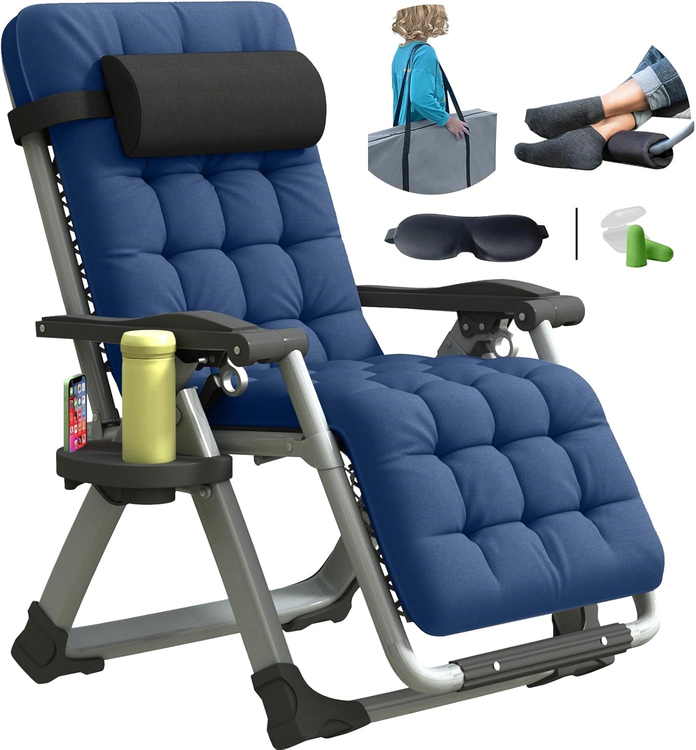 YOMIFUN XL Zero Gravity Chair: Ultimate Comfort!