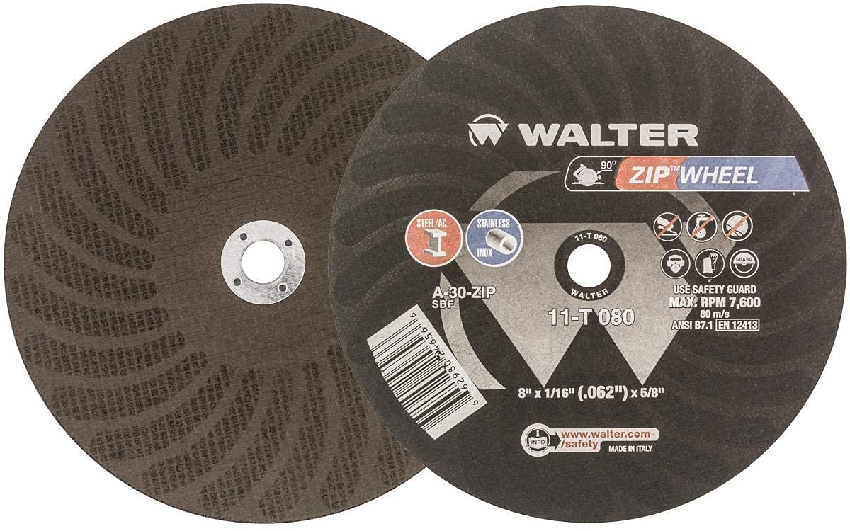 Walter ZIP Cutoff Wheel - 25 Pack Fast Cutting Disc