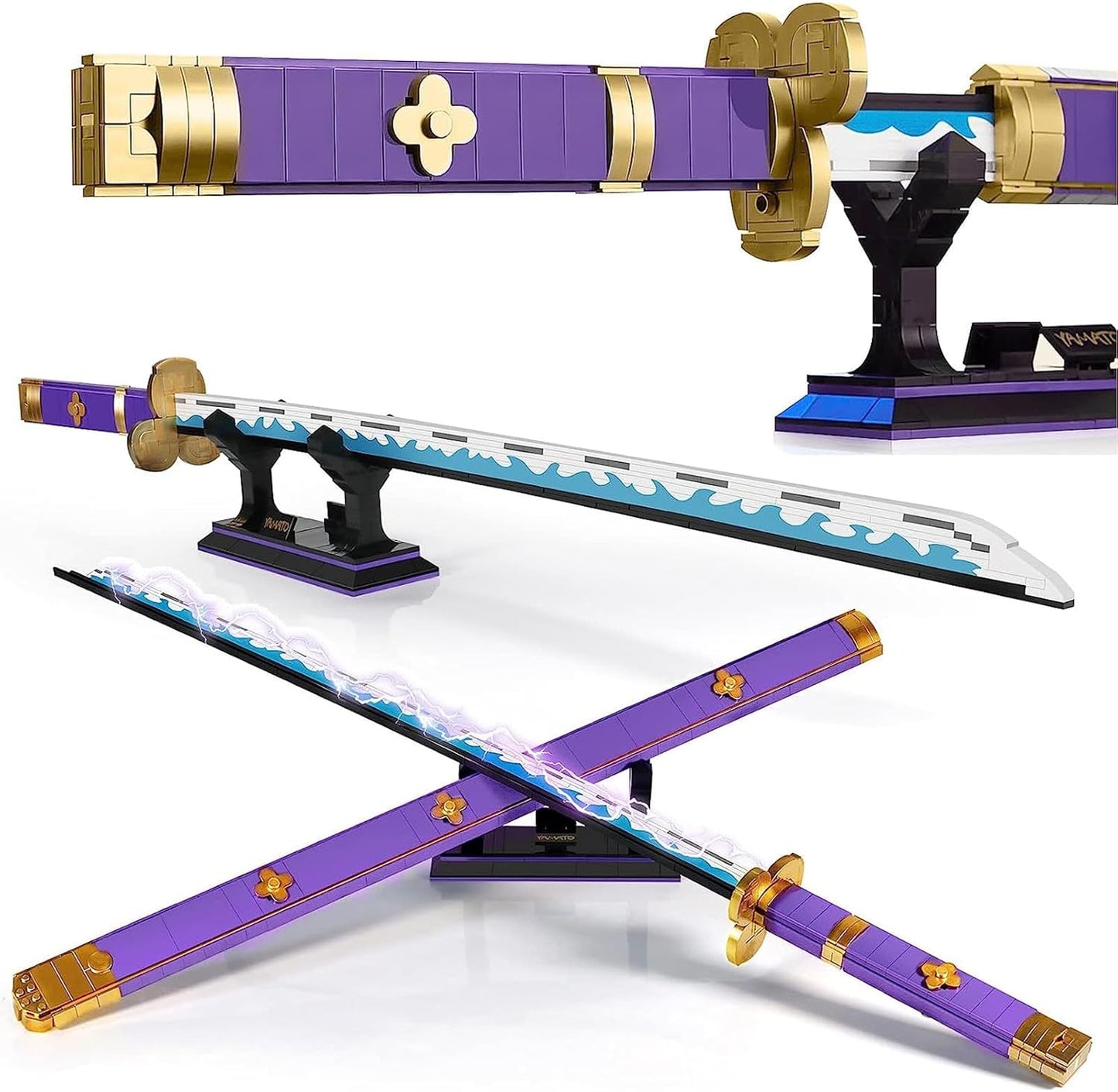 Anime Cosplay Swords Building Set - 936 Piece Zoro Sword