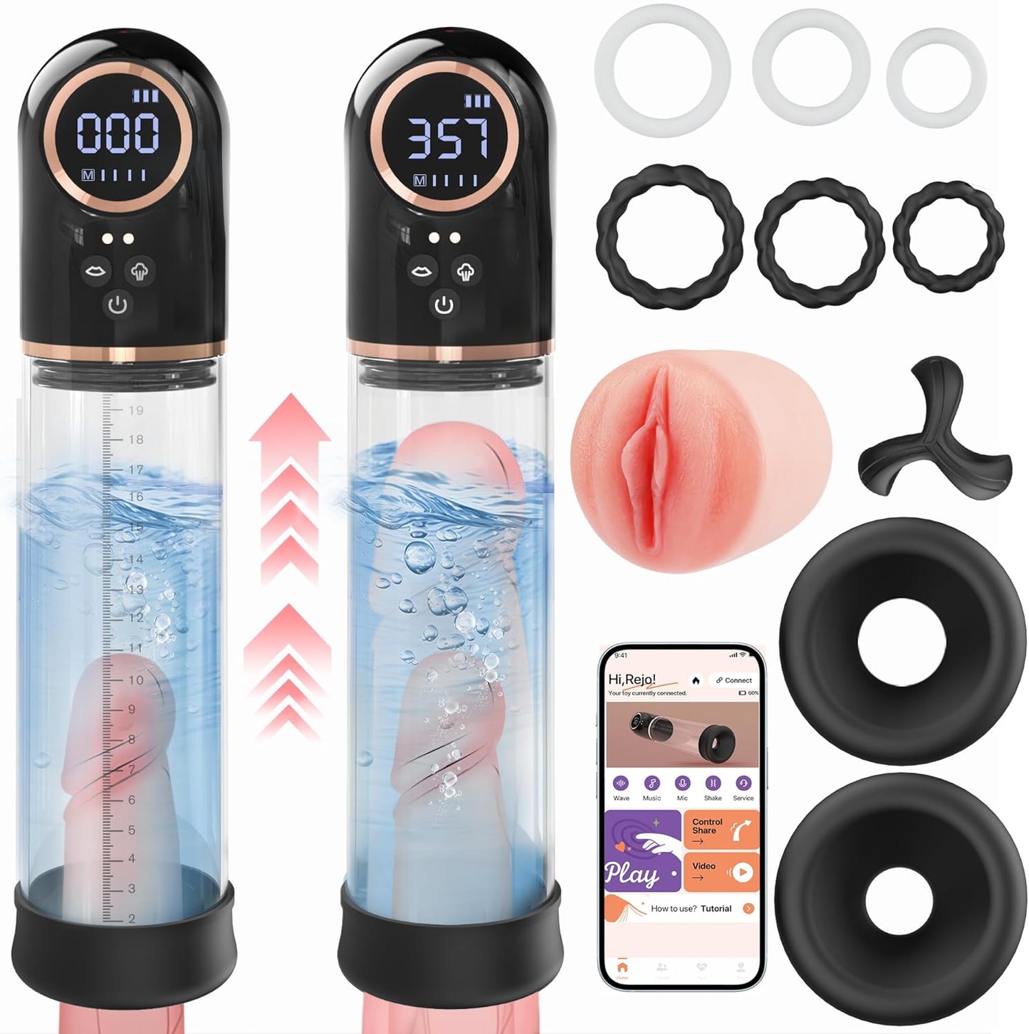 Electric Penis Pump for Enhanced Male Performance and Pleasure