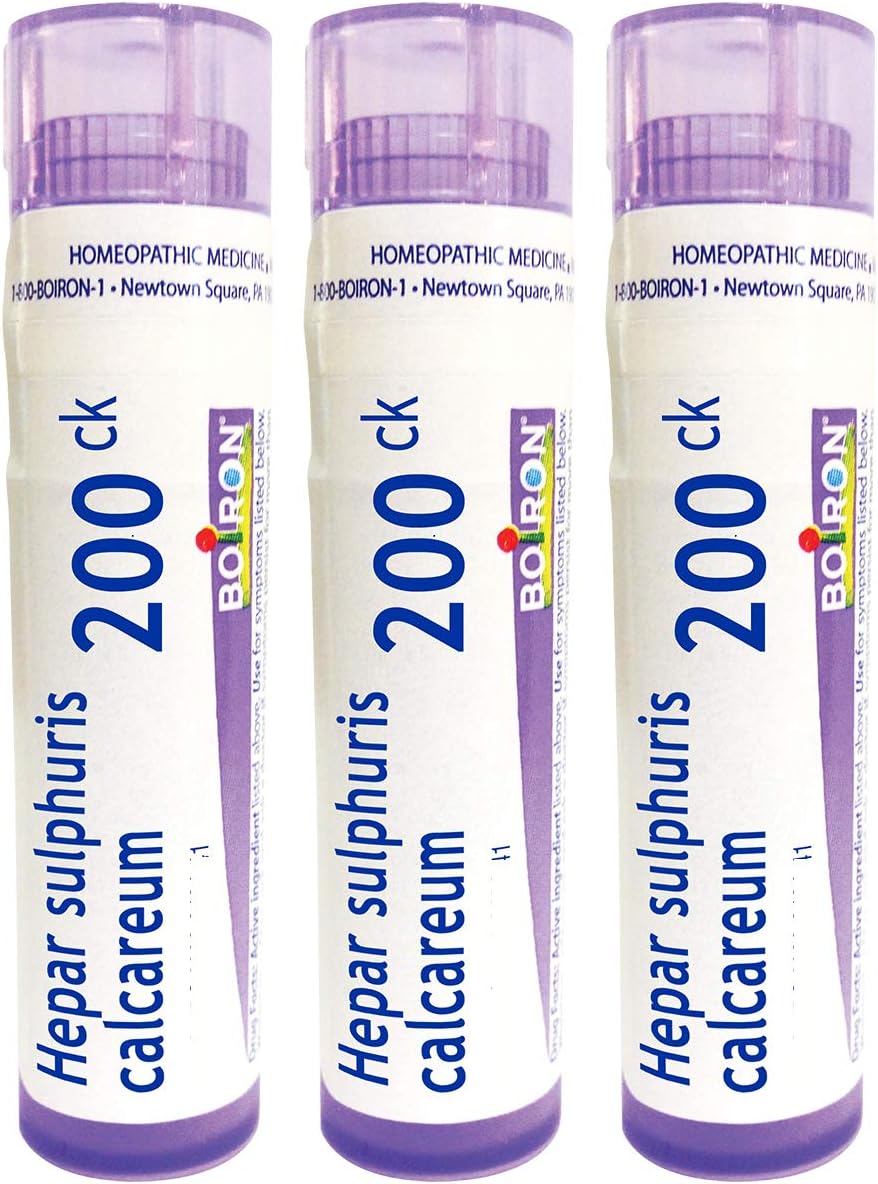 Hepar Sulphuris Calcareum 200CK for Dry Cough Relief
