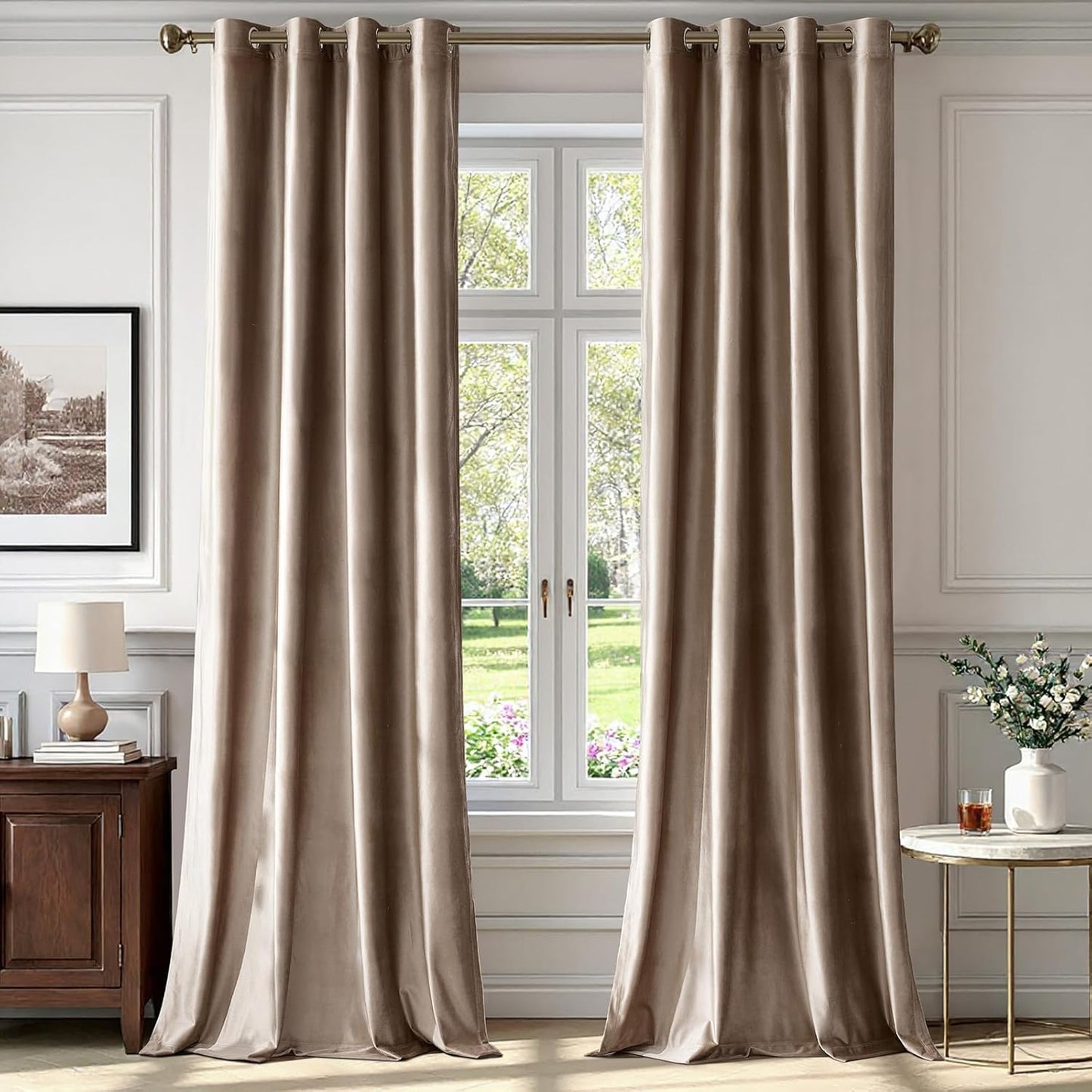 Luxurious Velvet Curtains for Living Room and Bedroom Decor