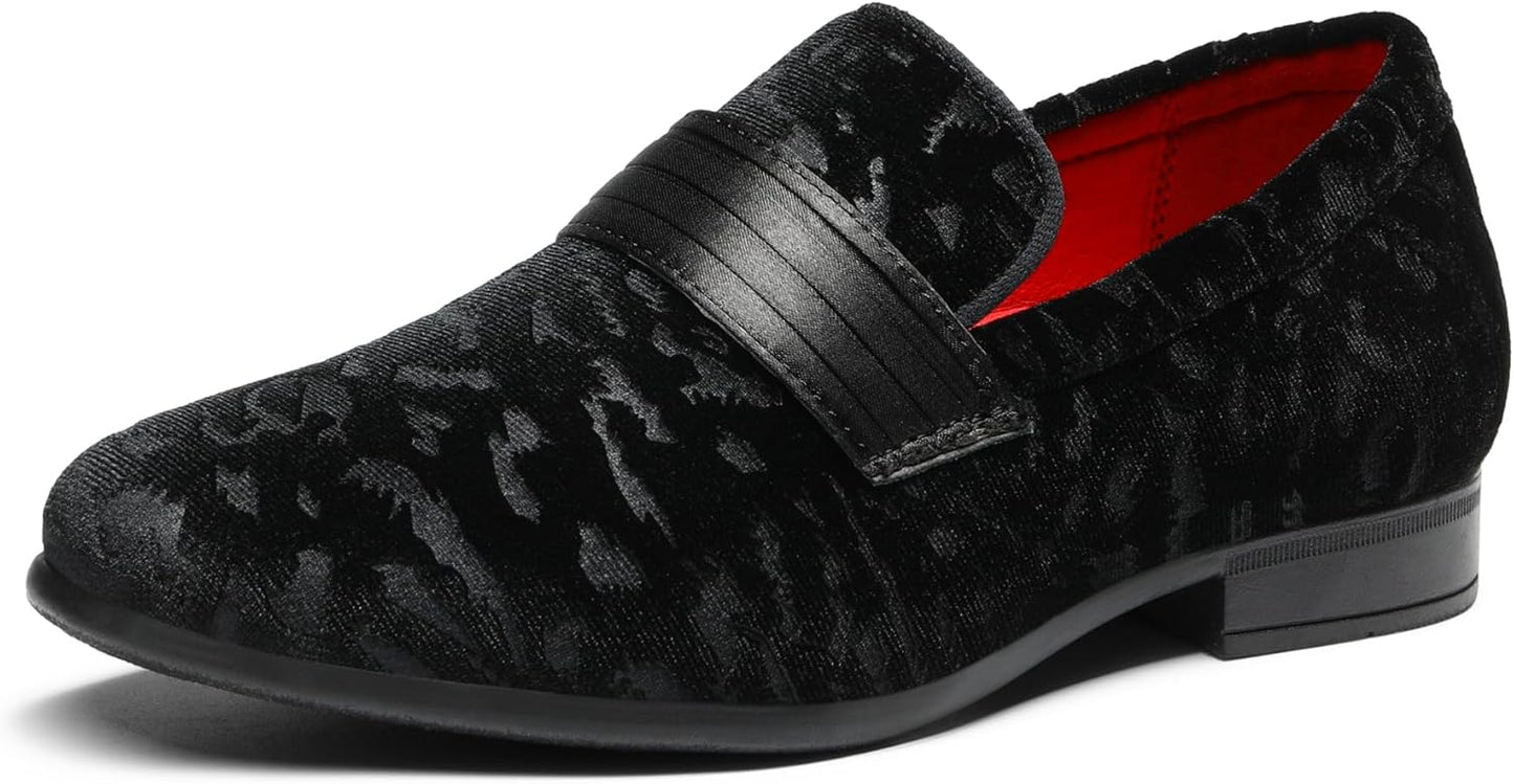 Bruno Marc Boys Dress Shoes Slip-on Loafers for Formal Events