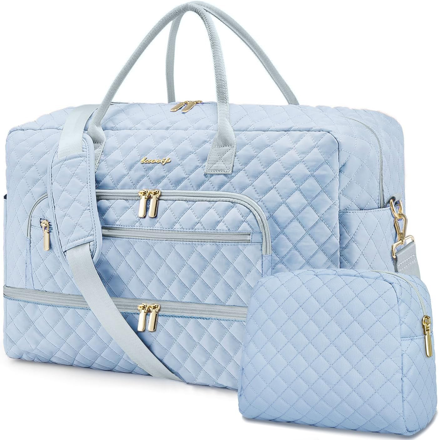 Travel Duffle Bag Weekender for Women with Shoe Compartment