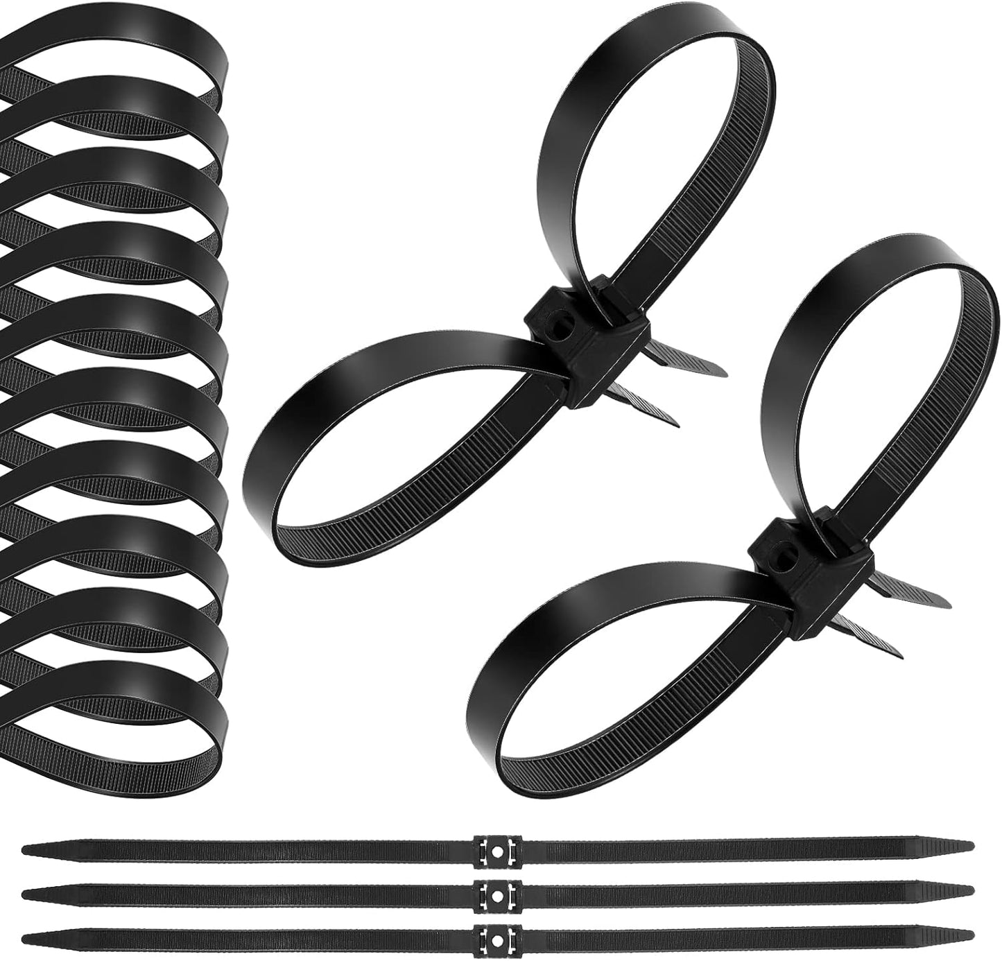 Heavy Duty Flex Cuffs: Law Enforcement Strength, 250lbs