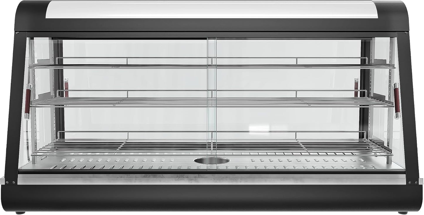 Countertop Food Warmer with Adjustable Temperature for Display