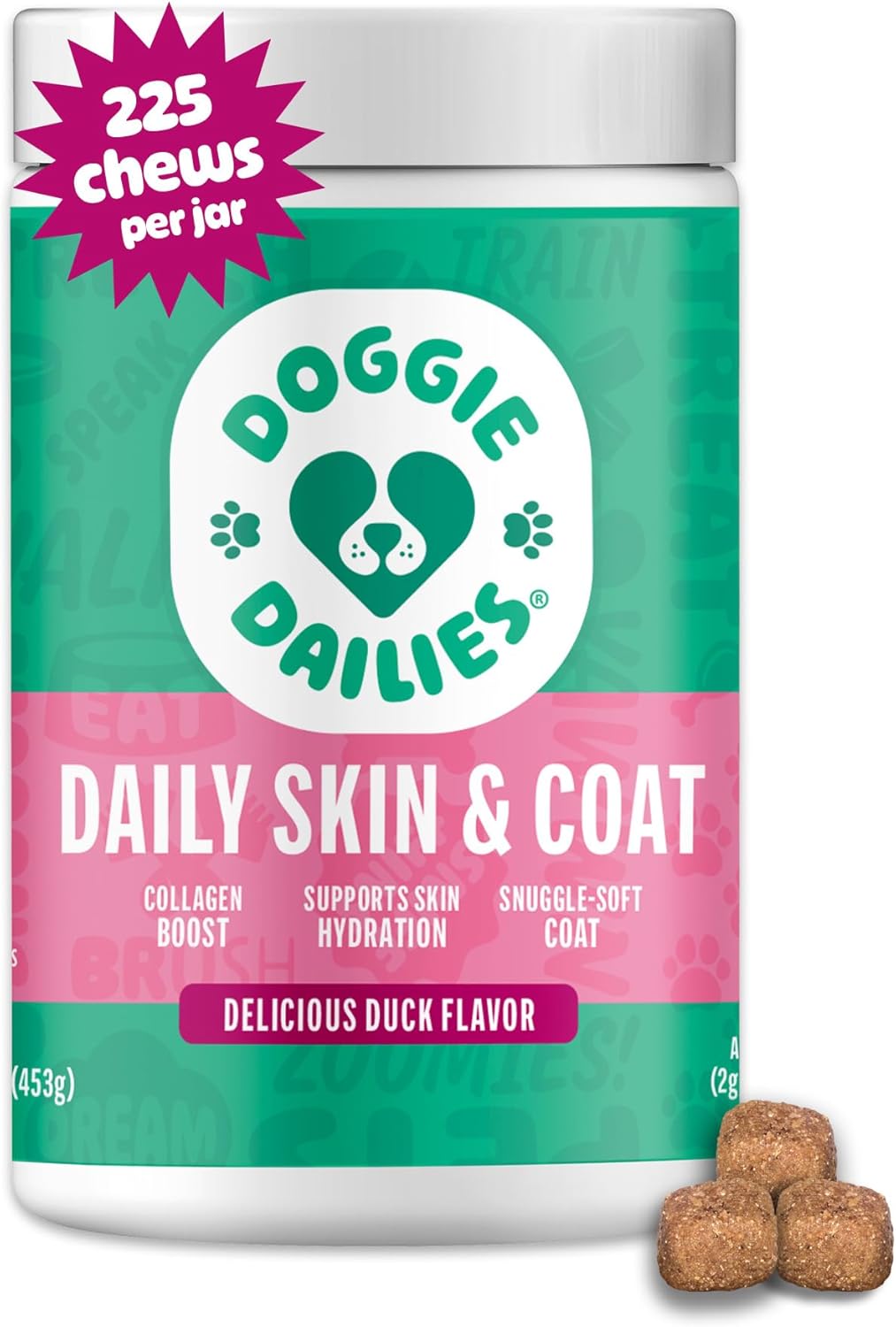 Doggie Dailies Skin & Coat Supplement for Healthy Dogs