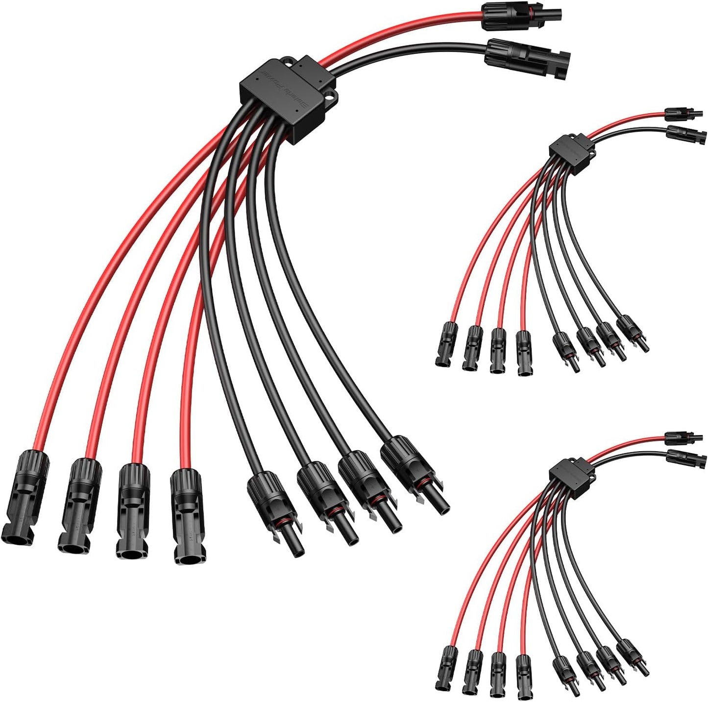 Solar Connectors 30A Y-Branch Cable for Easy Solar Panel Setup