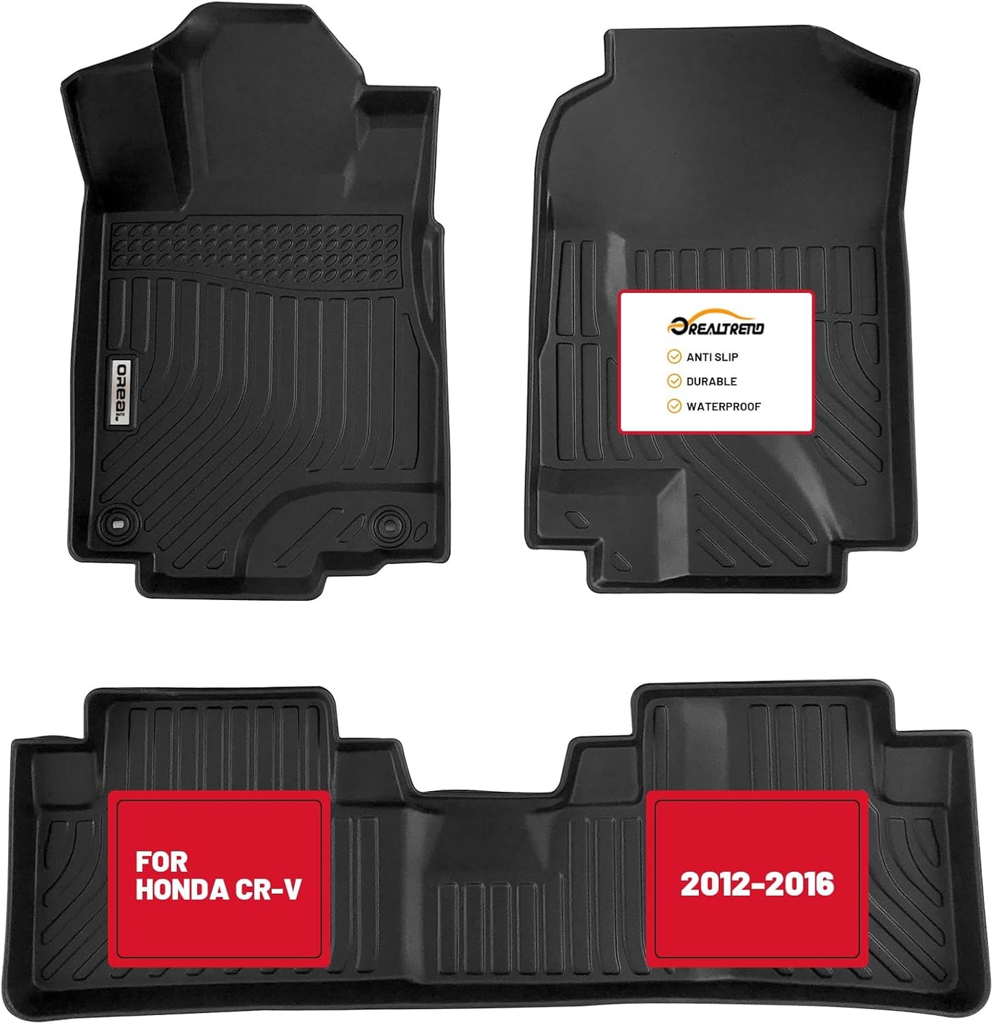 Custom Fit Heavy Duty Car Mats for Honda CR-V 2012-2016