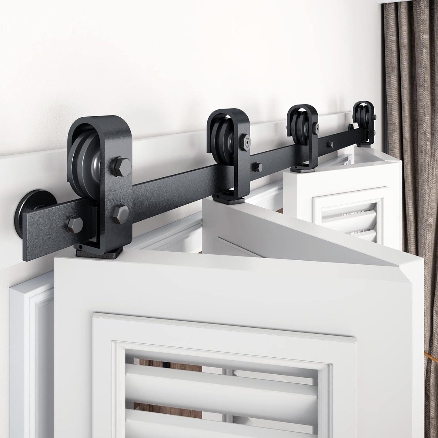 EaseLife 52 Bifold Sliding Barn Door Hardware Track Kit Review