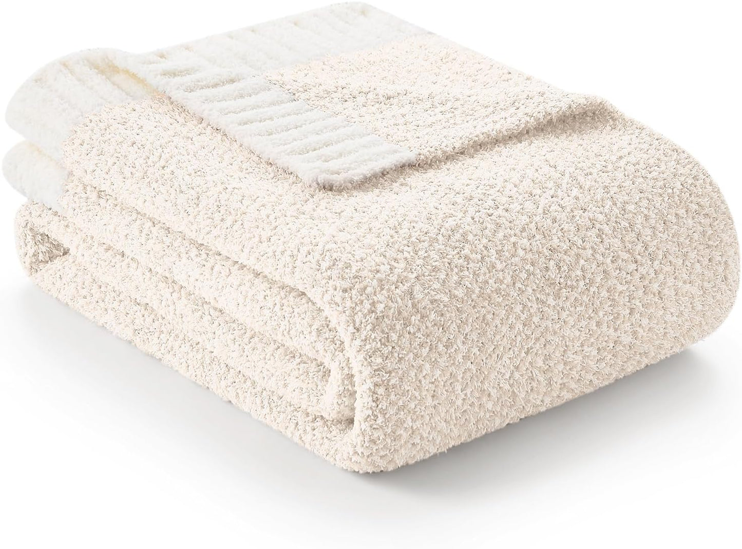 Snuggle Sac Ultra Soft Ivory Bedding Blanket for Cozy Comfort