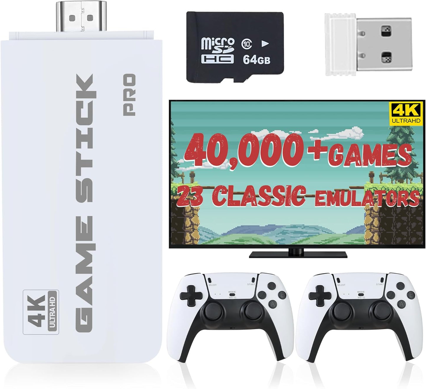Retro Gaming Console with 40,000+ Classic Games for Everyone
