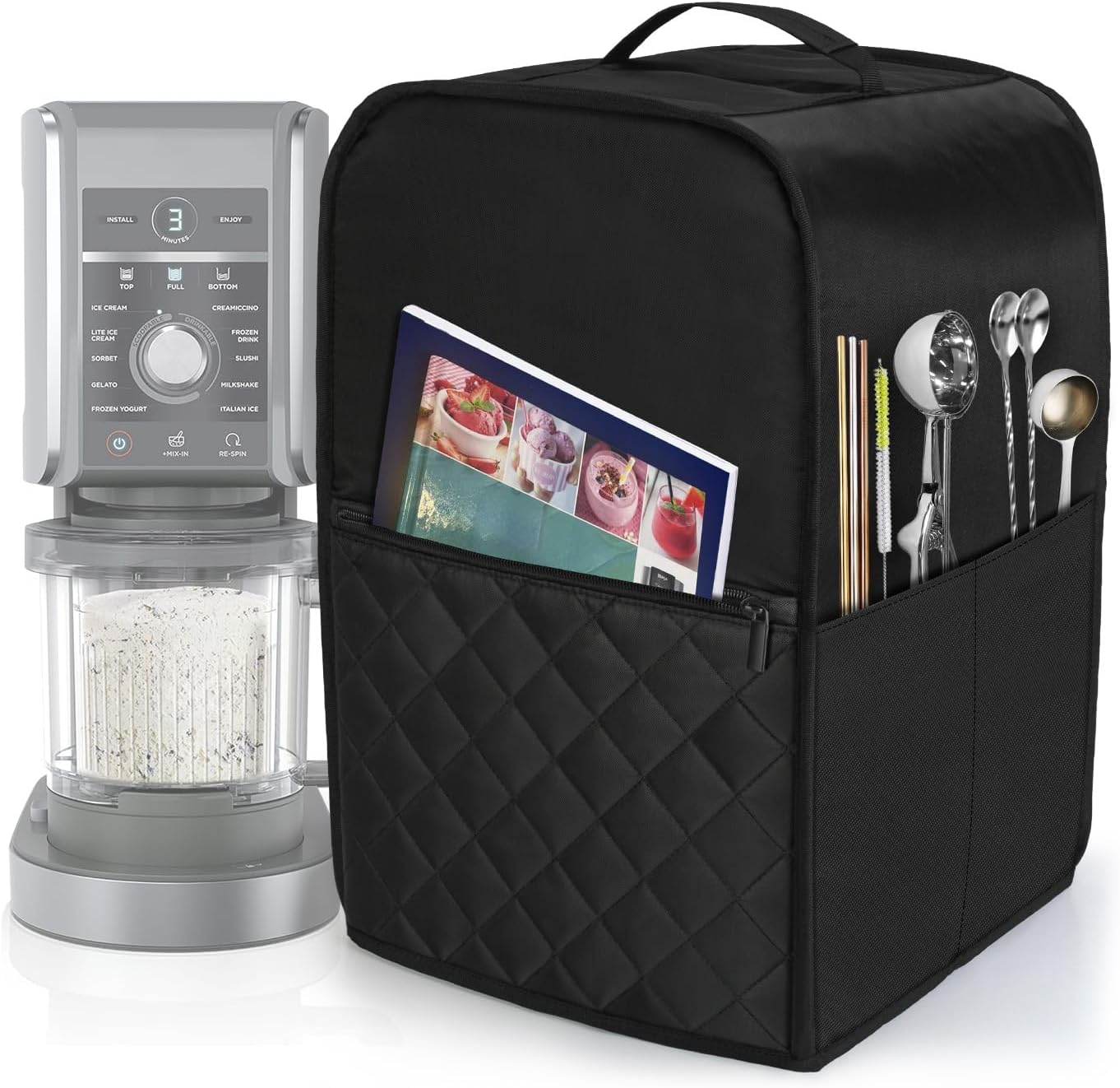 Ninja Ice Cream Maker Dust Cover with Pockets