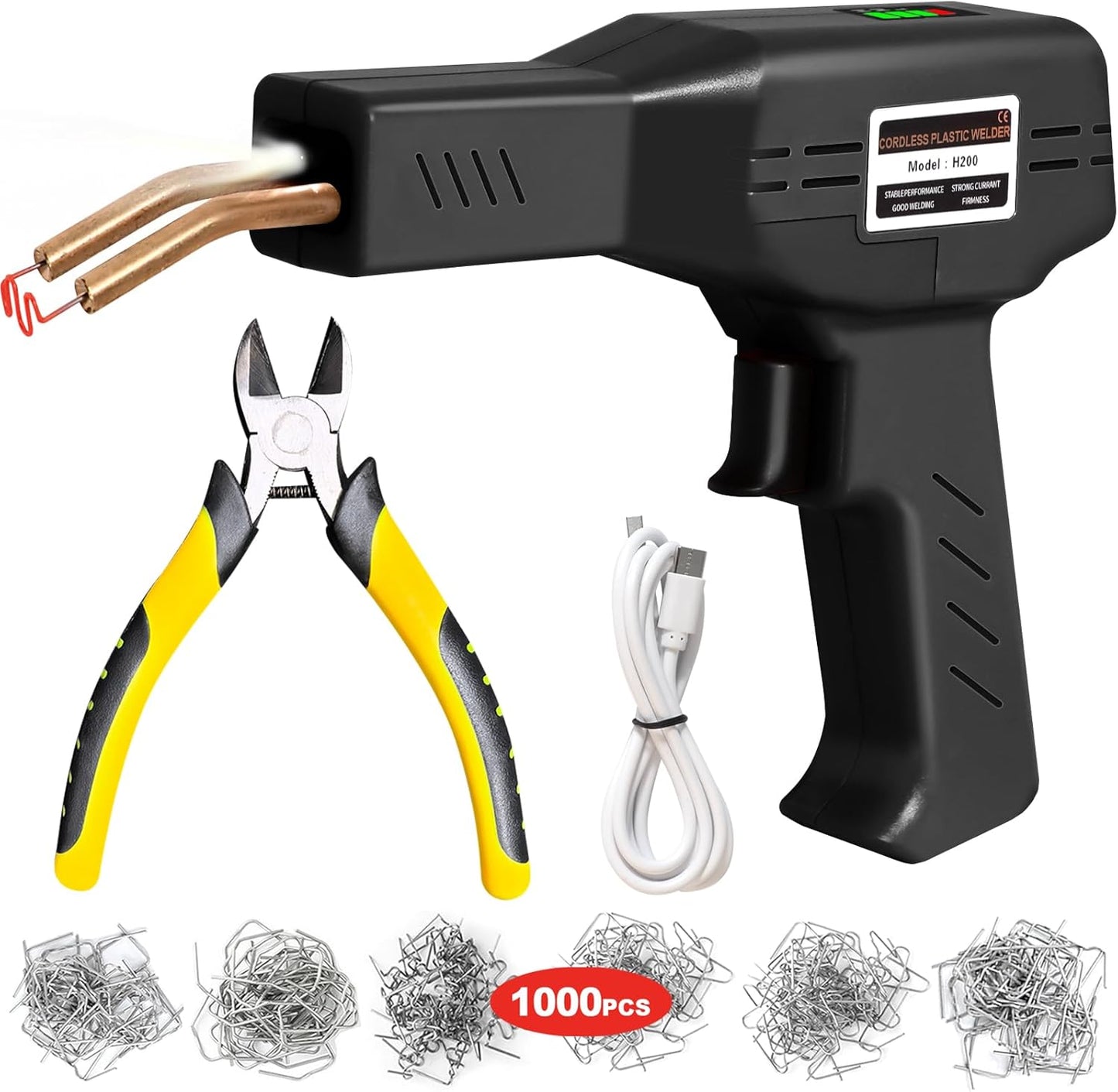 Upgraded 220W Cordless Plastic Welder for Efficient Repairs