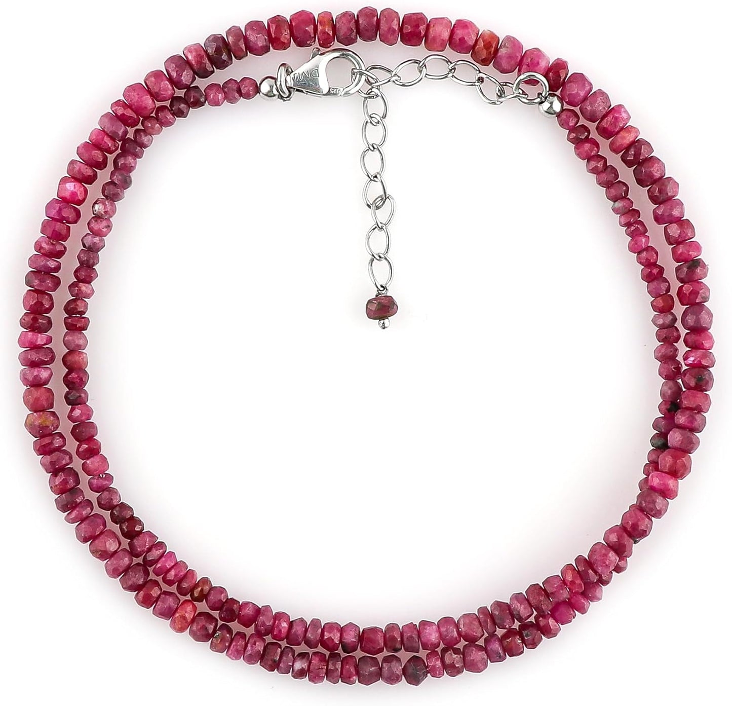 Gemstone Choker Necklace for Women - Handmade 925 Silver Jewelry
