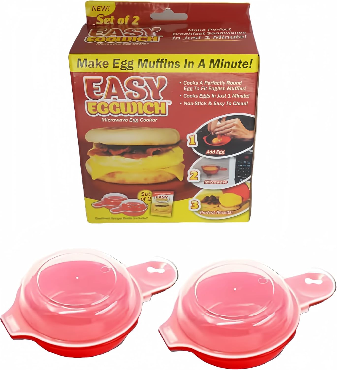 Quick Egg Sandwich Maker - Breakfast in 1 Min!