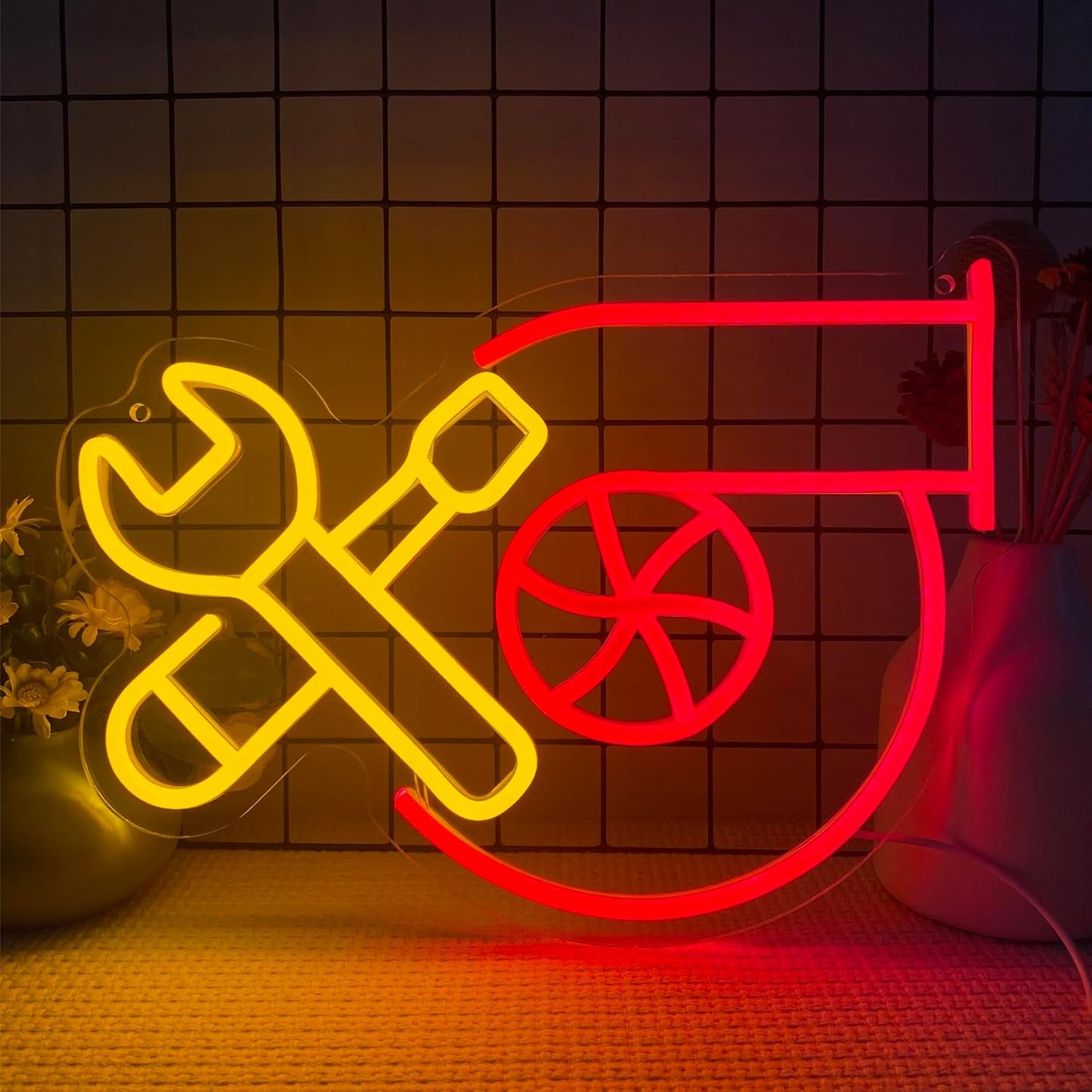 Garage Turbo Neon Light for Unique Wall Decor and Gifts