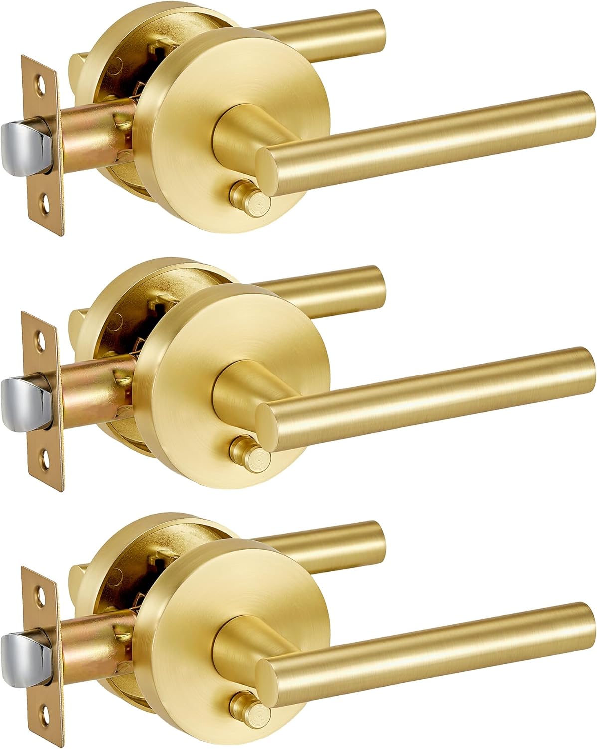 Brushed Gold Door Handles Interior for Stylish Home Upgrade