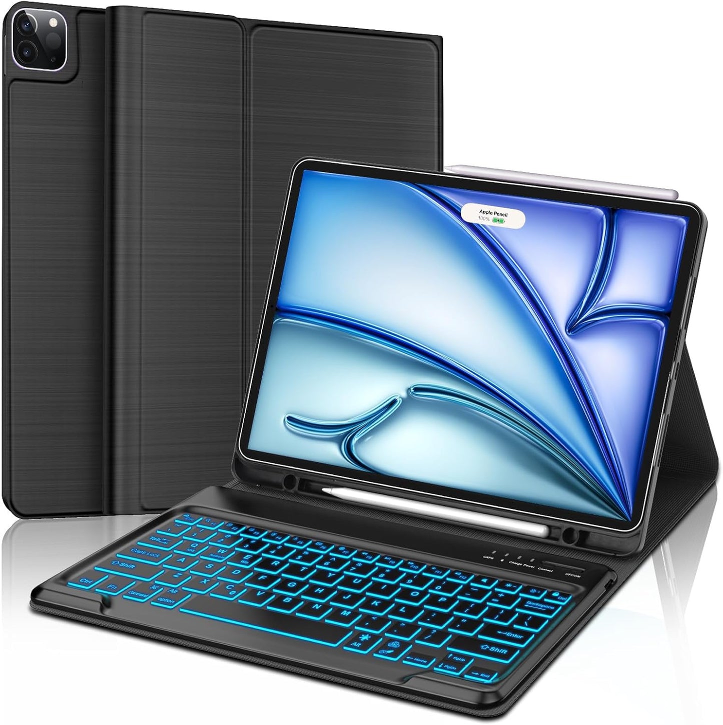 iPad Air 13 inch Case with Detachable Keyboard and Backlight