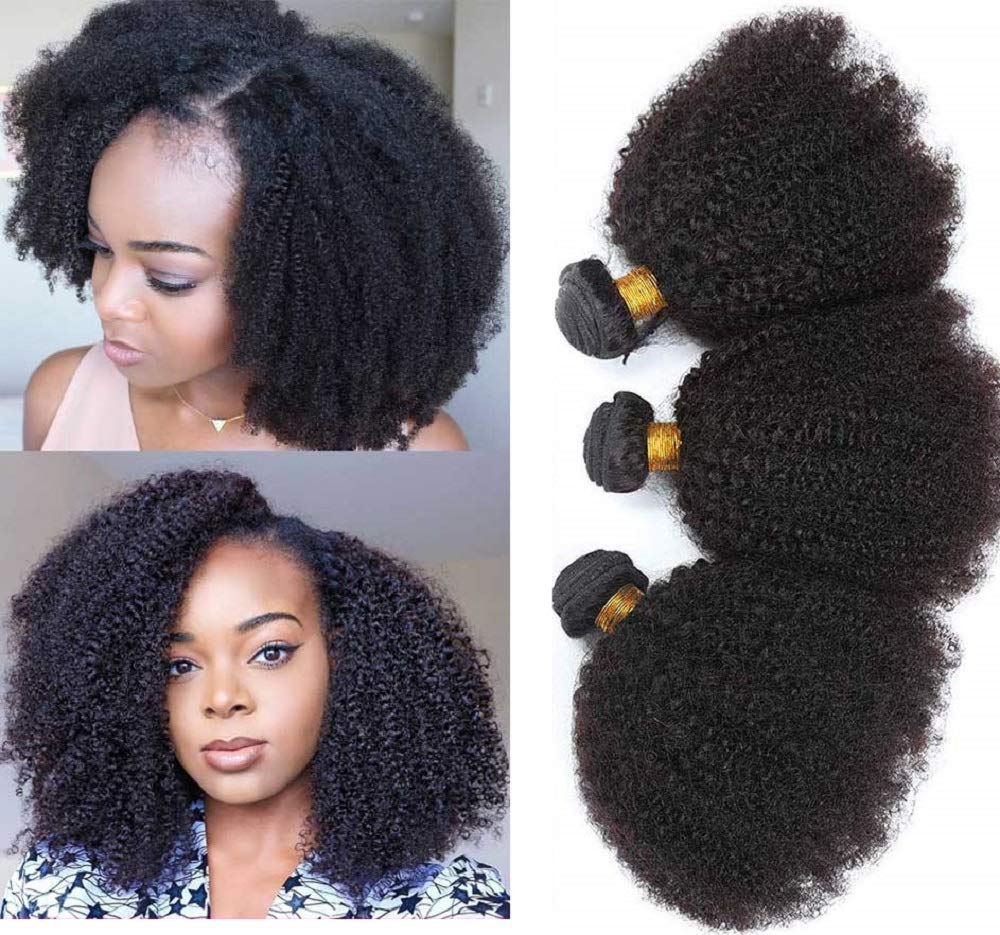 Mongolian Afro Kinky Curly Bundles for Natural Hair Styles