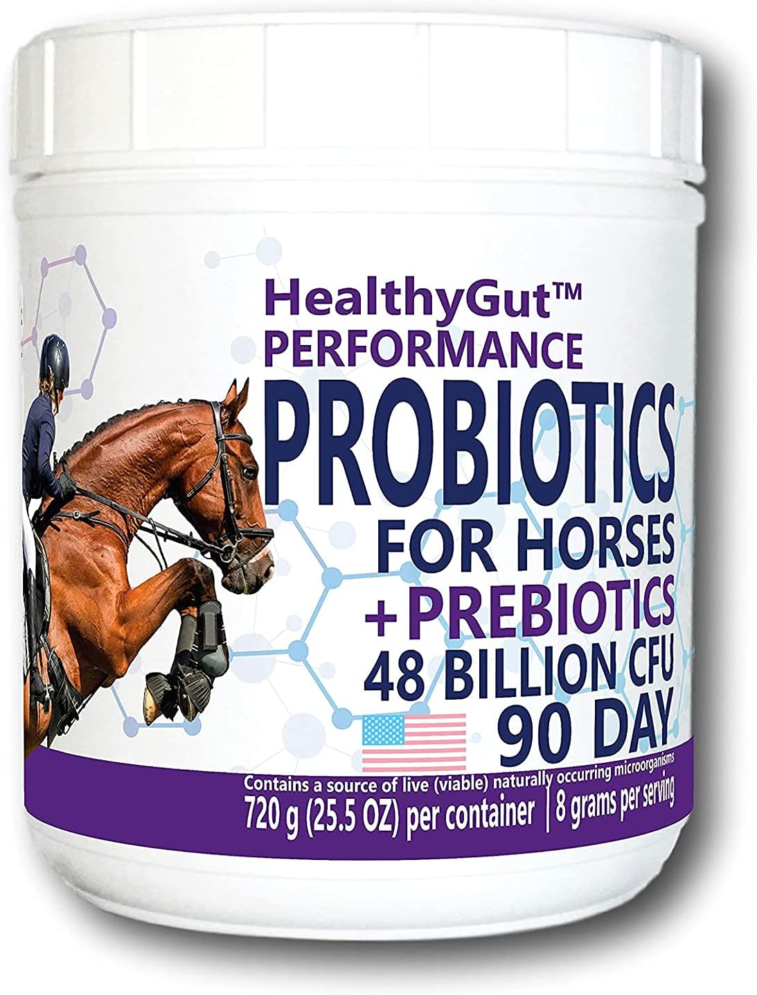HealthyGut Probiotics for Horses - All-Natural Digestive Support