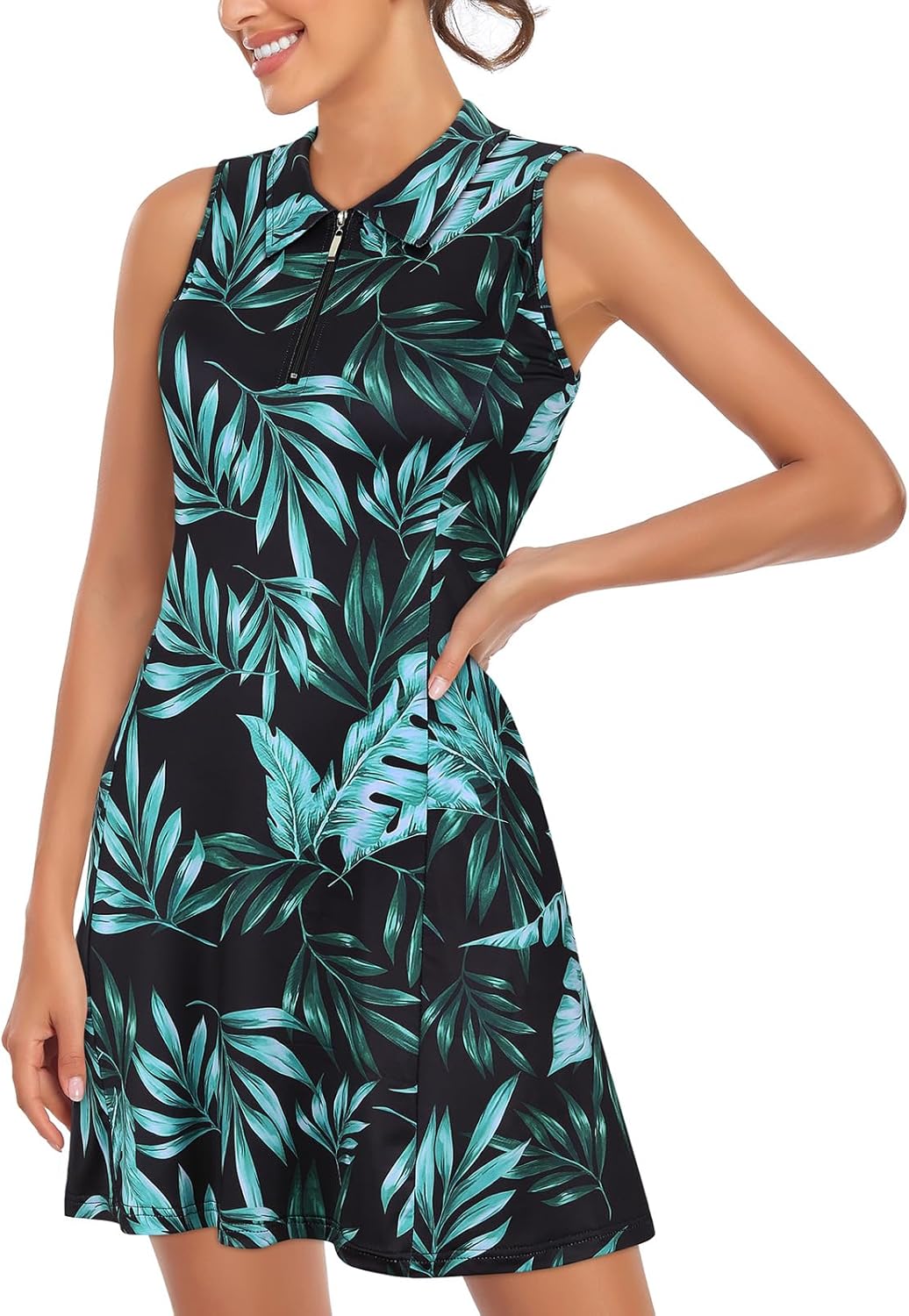 Cucuchy Style Womens Polo Tennis Golf Dresses for Active Wear