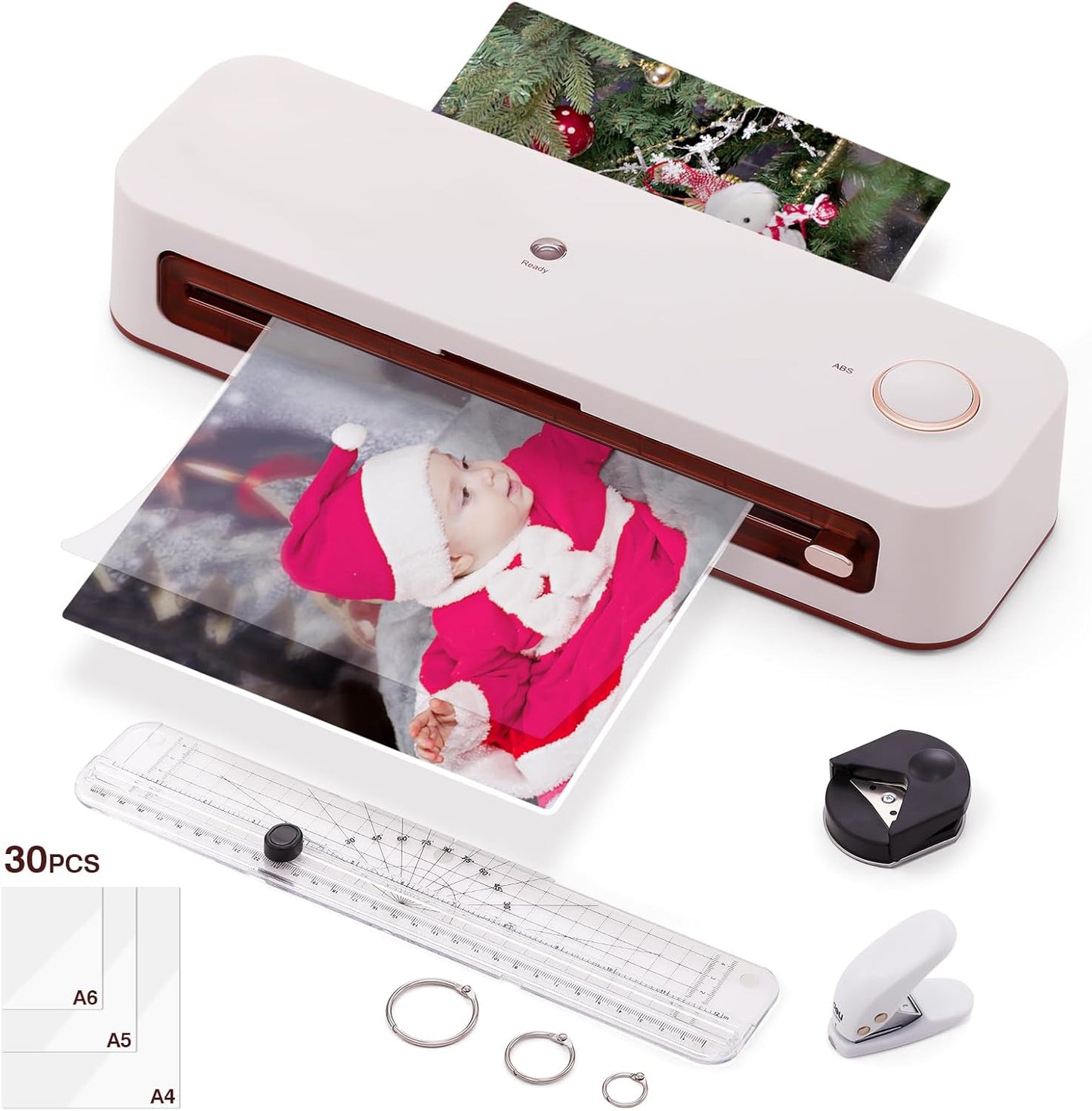 Bisofice 4-in-1 A4 Laminator & Pouch Set
