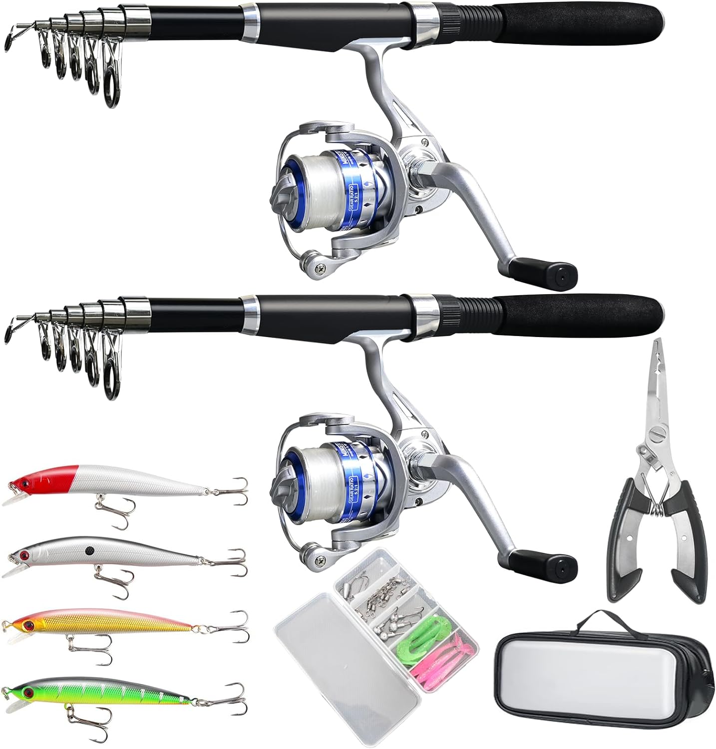 Compact Fishing Set Ready to Reel In!
