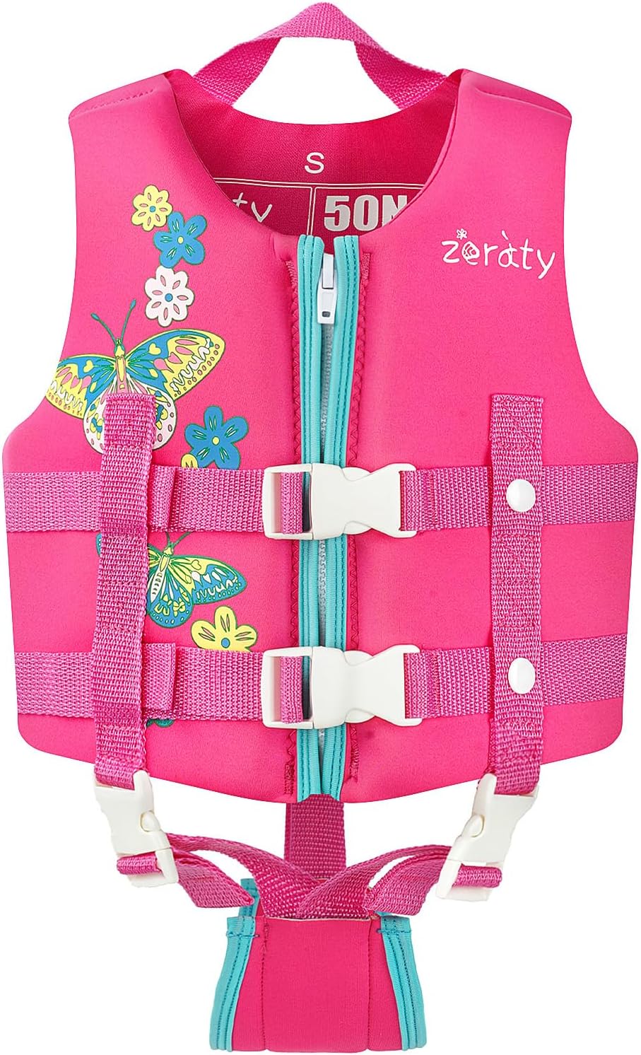 Zeraty Toddler Swim Vest Neoprene Float Jacket for Kids Safety