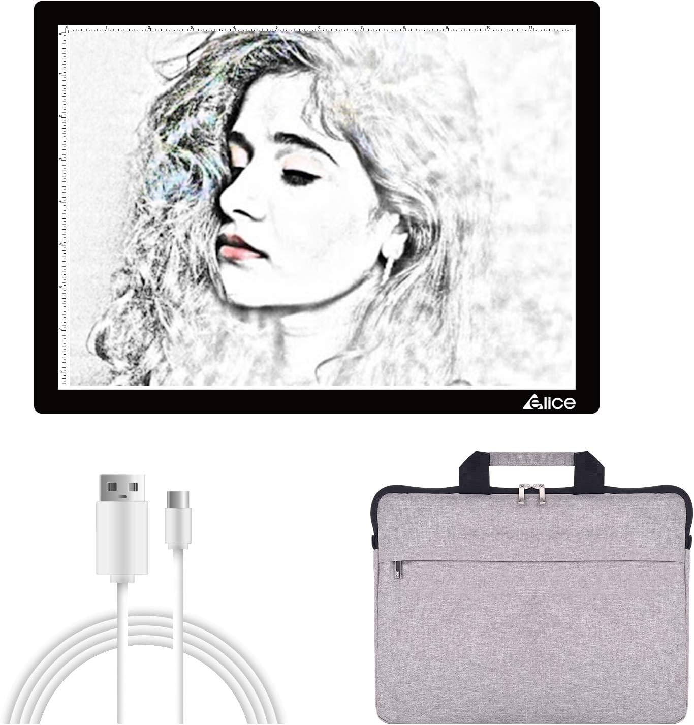 LED Light Pad for Artists - Wireless Dimmable Tracing Pad