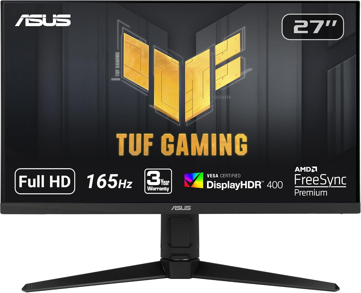 ASUS 27 Full HD Gaming Monitor, 165Hz Refresh Rate, 1ms Response Time