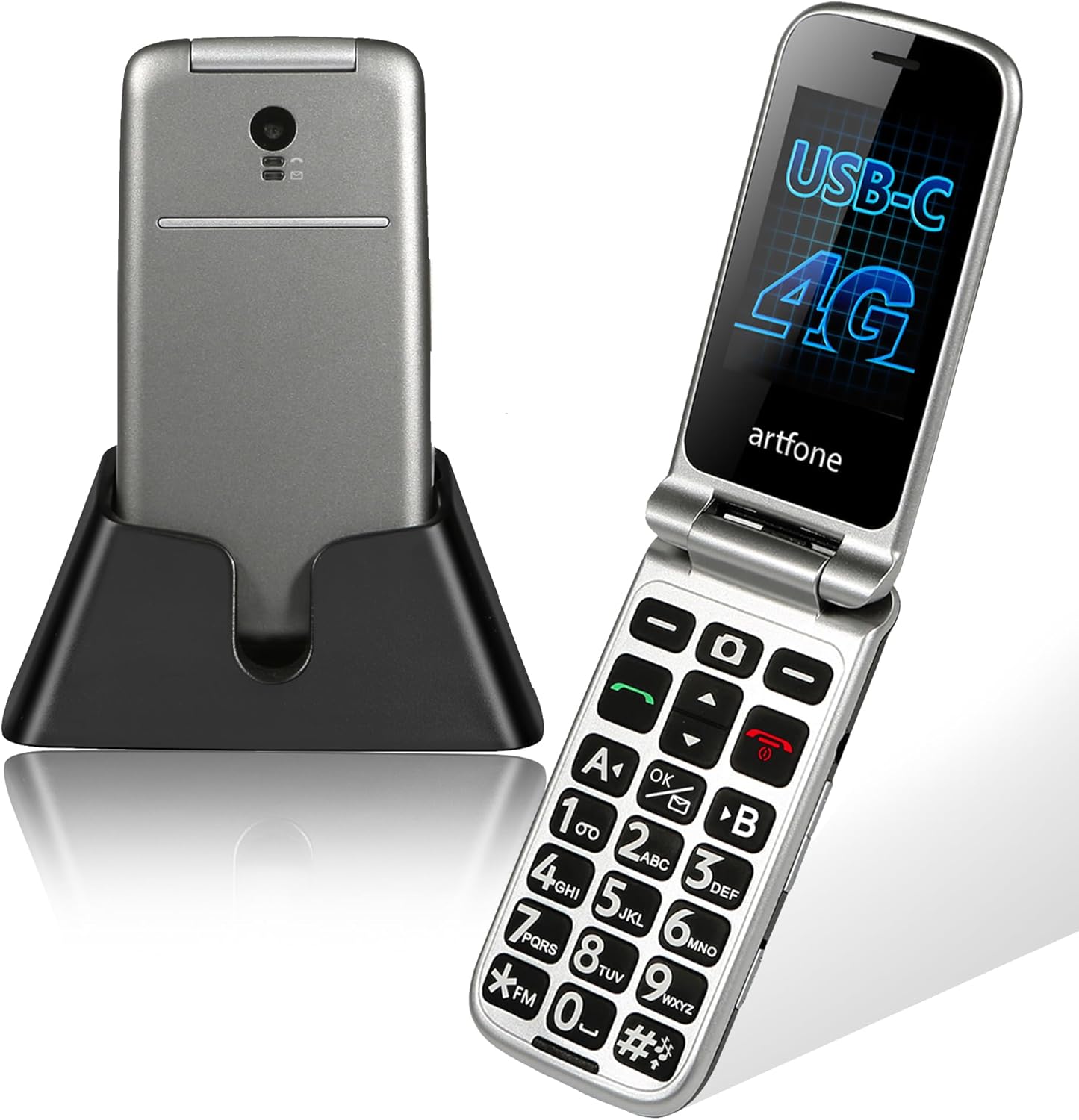 G3 Flip Cell Phone for Seniors with SOS Button and Speed Dial