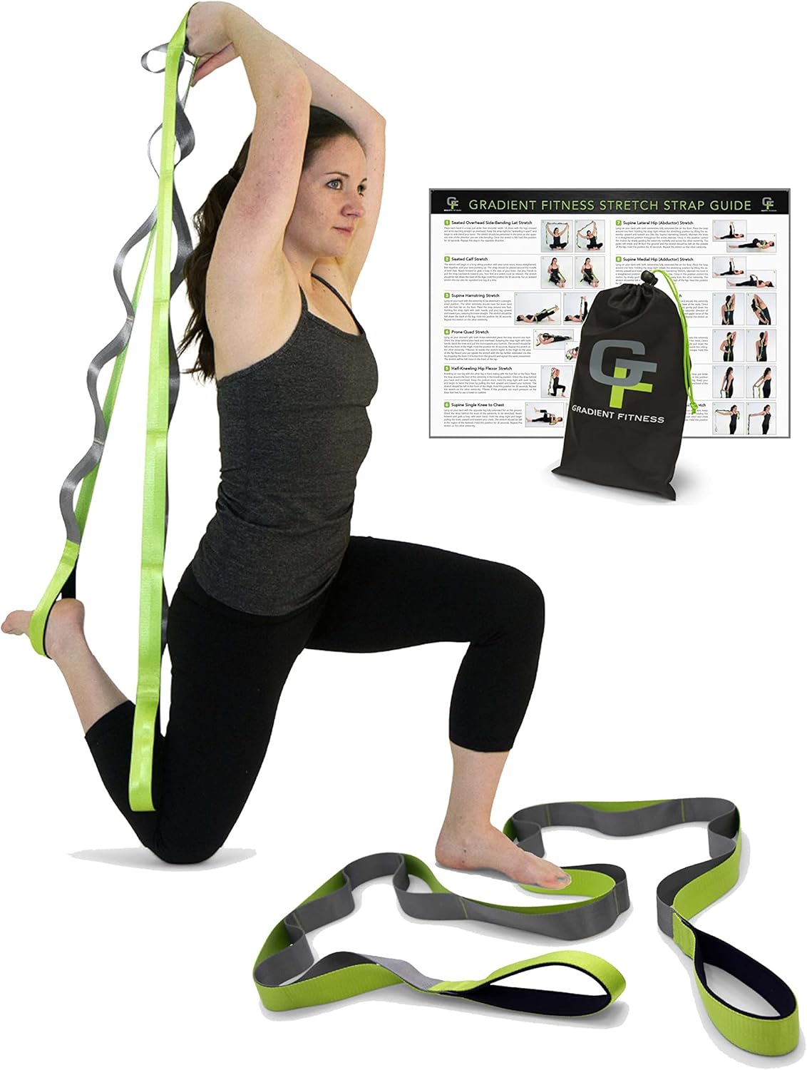 12-Loop Stretch Strap for Yoga & Therapy