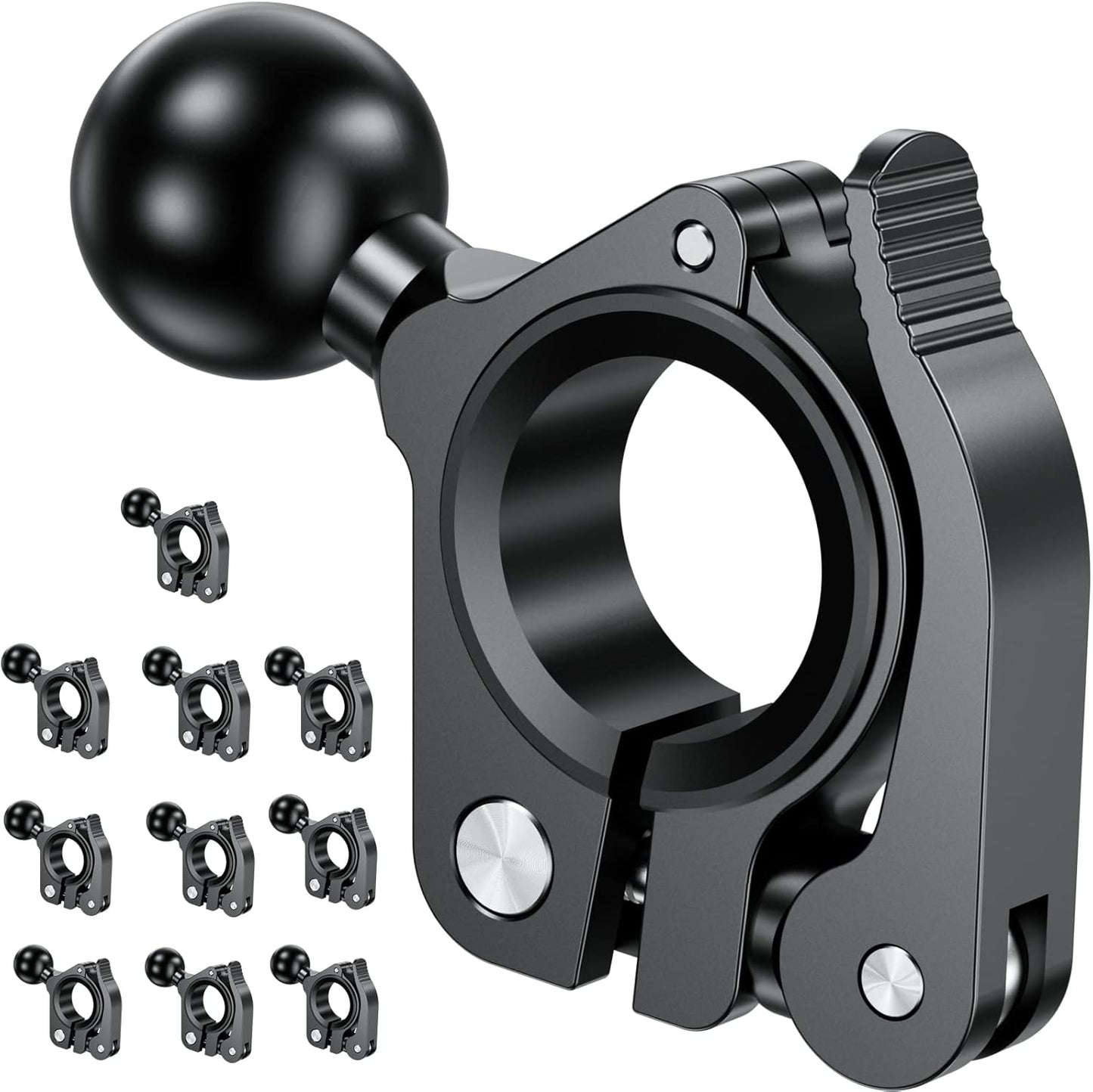 BRCOVAN 10 Pack Aluminum Alloy Handlebar Clamp Mount Base