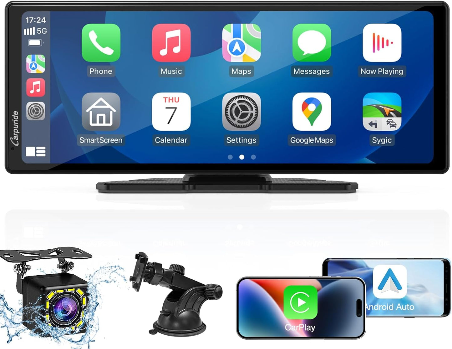 CARPURIDE 9.3 Inch Carplay Screen: Ultimate Driving Companion