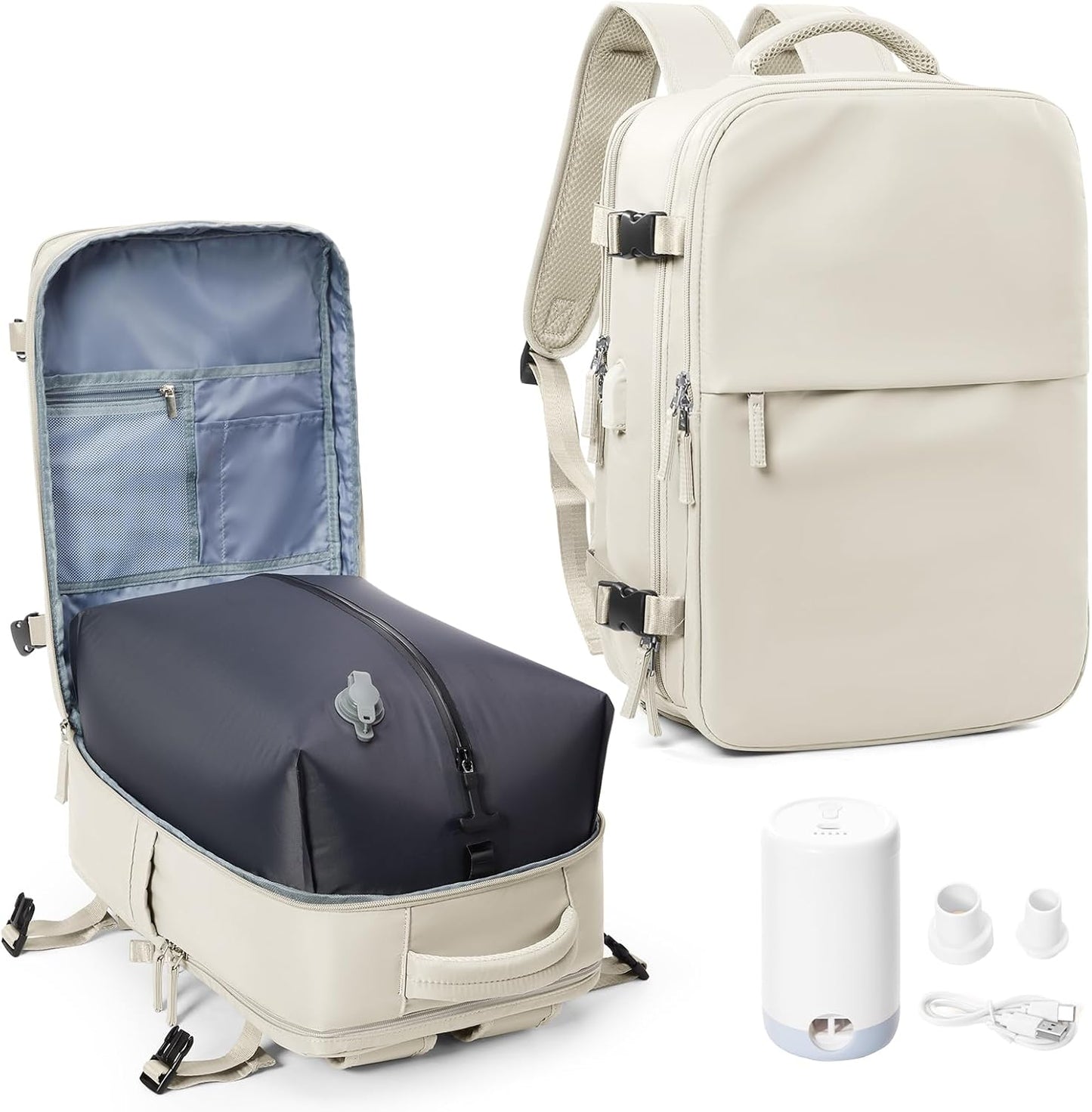Suwasp Vacuum Compression Backpack - 45L Travel Backpack