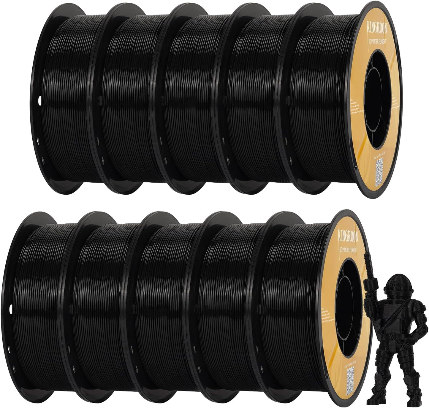 Kingroon High Speed PLA Bundle 3D Printer Filament for Fast Prints