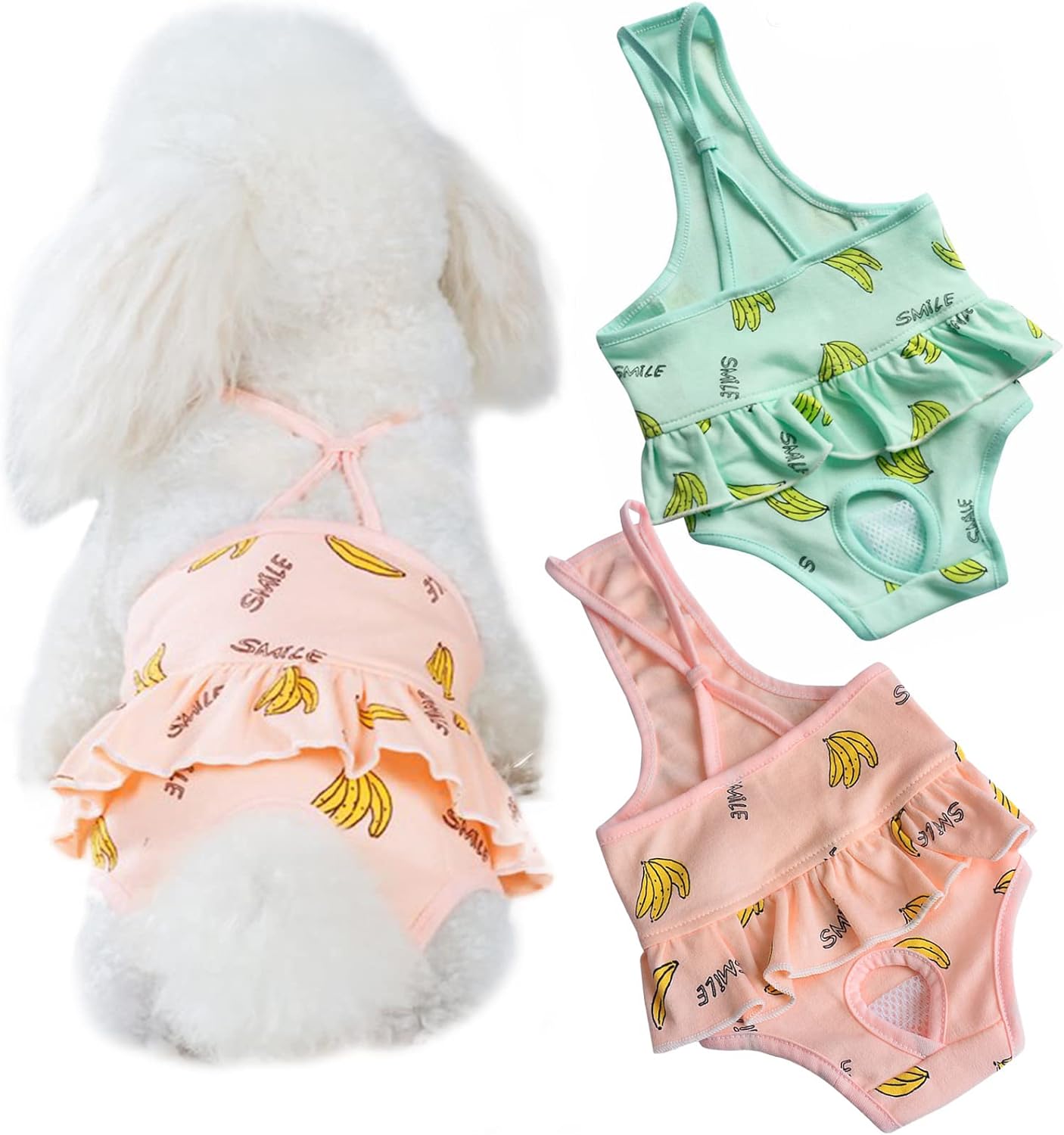 Washable Dog Diaper Set for Heat Period - XL